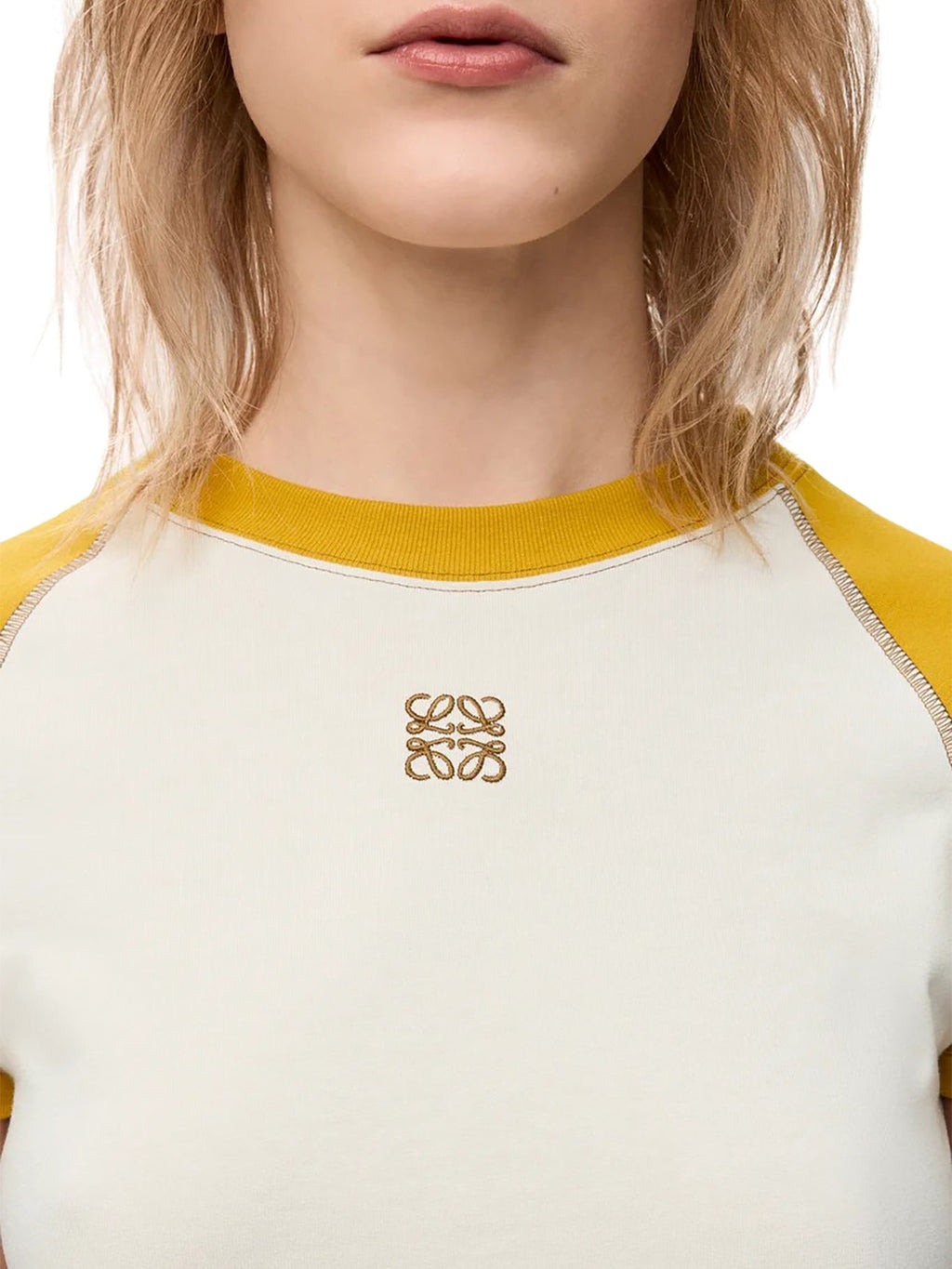 SLIM FIT T-SHIRT IN COTTON BLEND LOEWE оригінал – Купити в Україні – вид 6