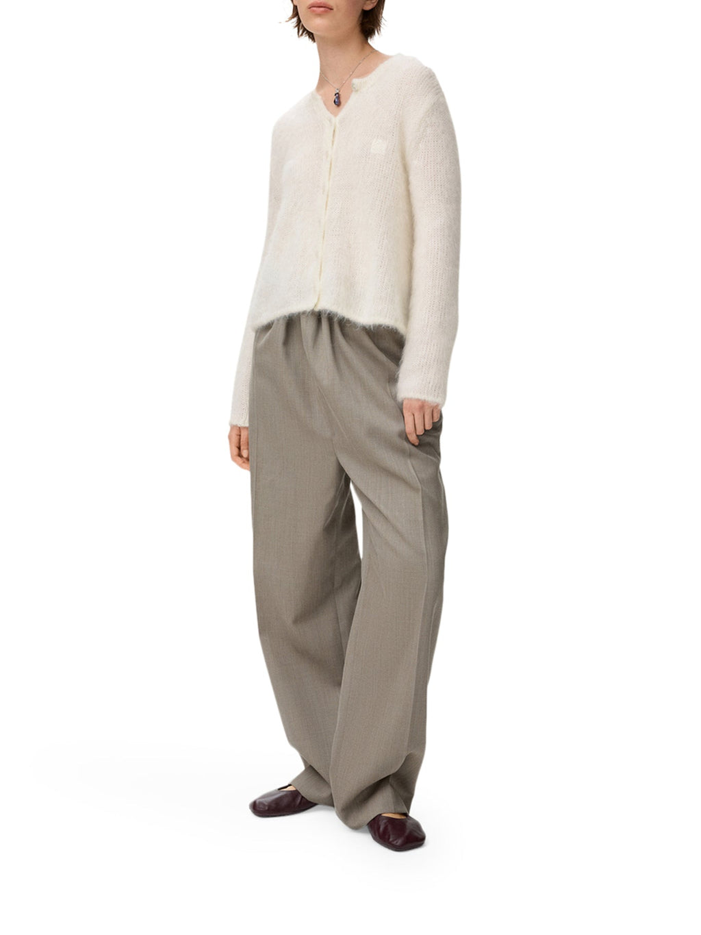 Mohair Blend Cardigan Loewe – Гарантія оригінальності – вид ззаду