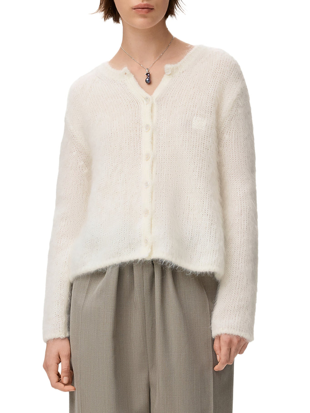 Mohair Blend Cardigan Loewe – Гарантія оригінальності – детальний вид
