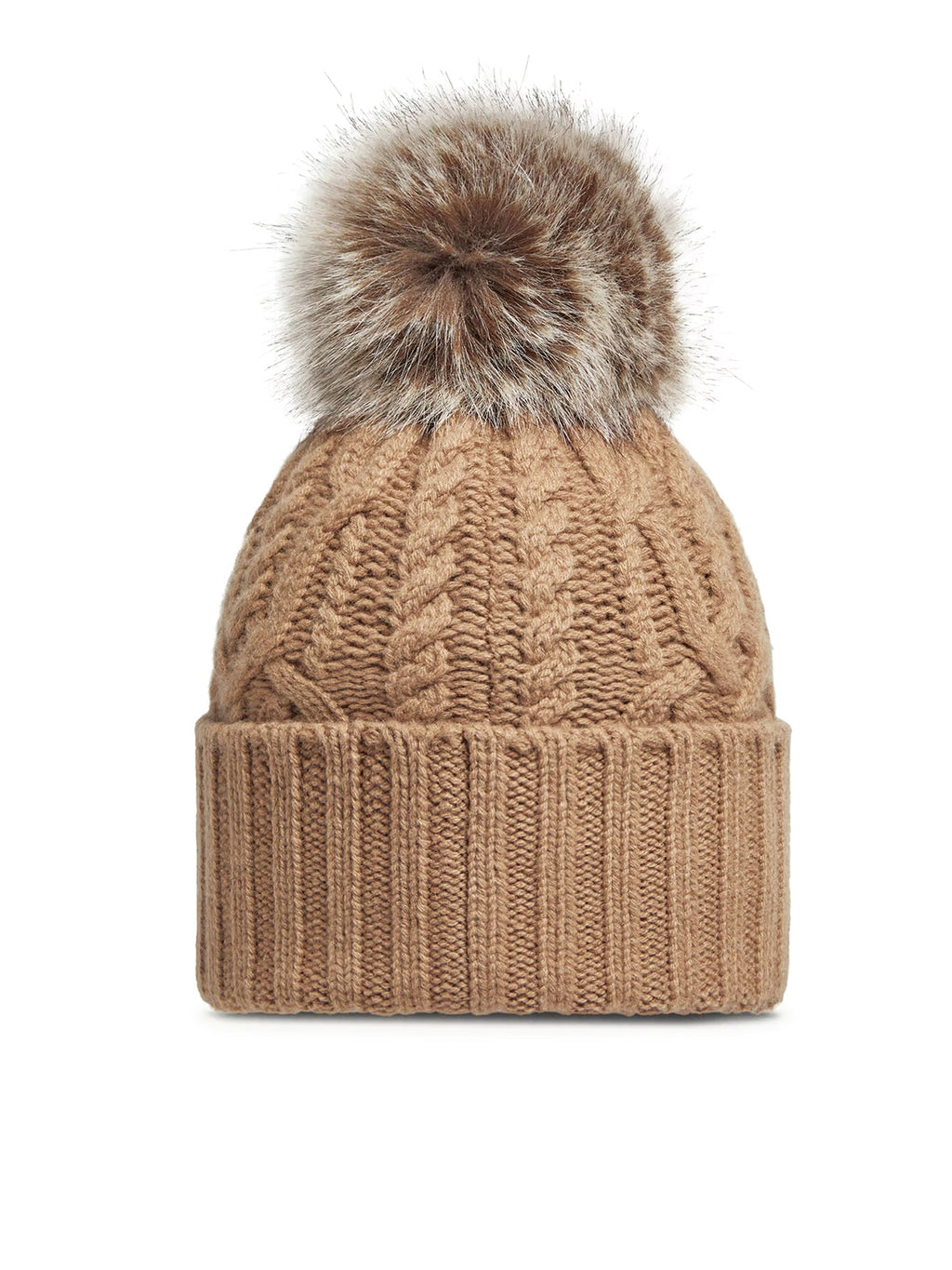 Cashmere Blend Pom Pom Hat Moncler – Гарантія оригінальності – вид ззаду