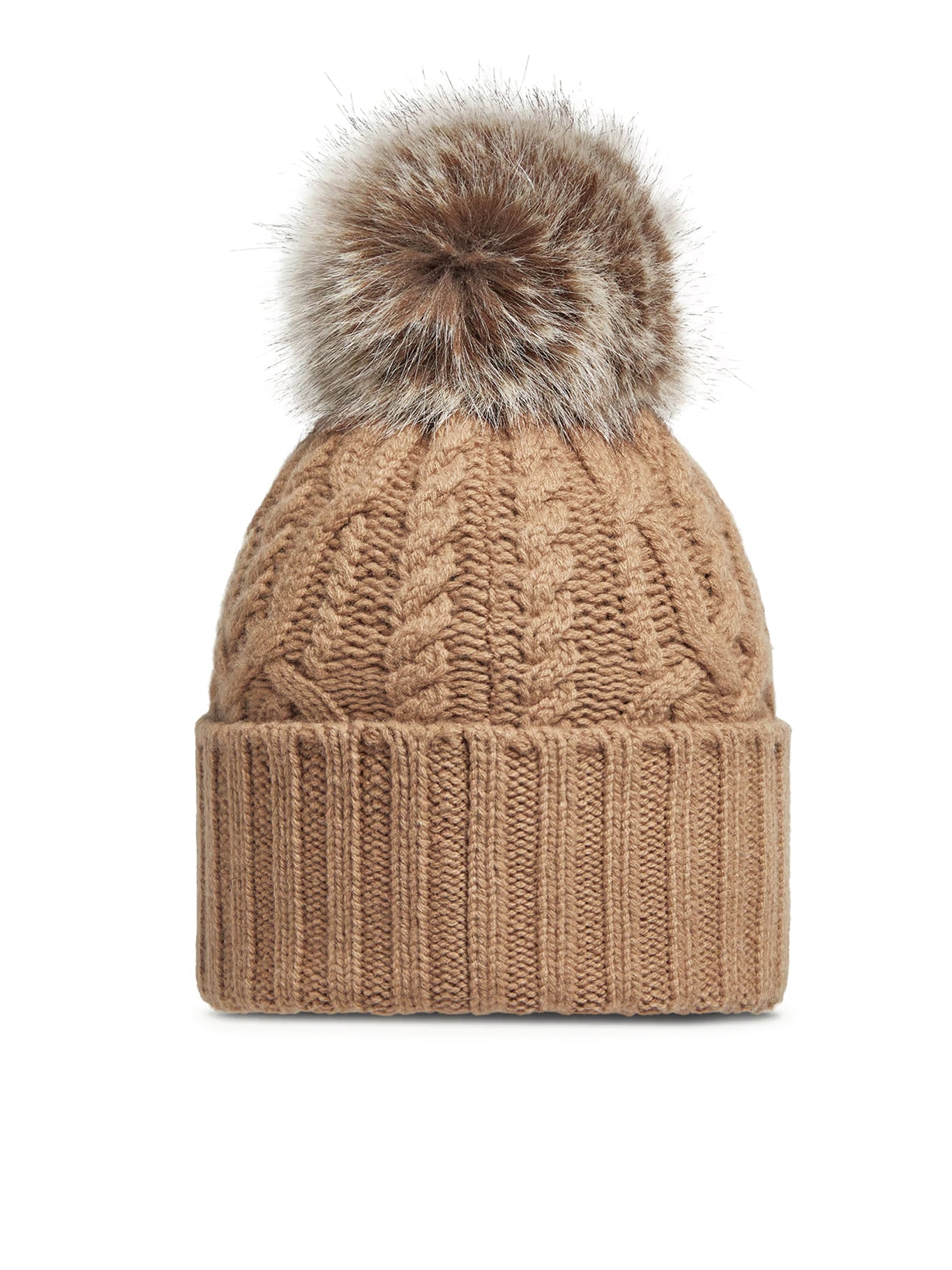 Cashmere Blend Pom Pom Hat Moncler – Гарантія оригінальності – вид ззаду