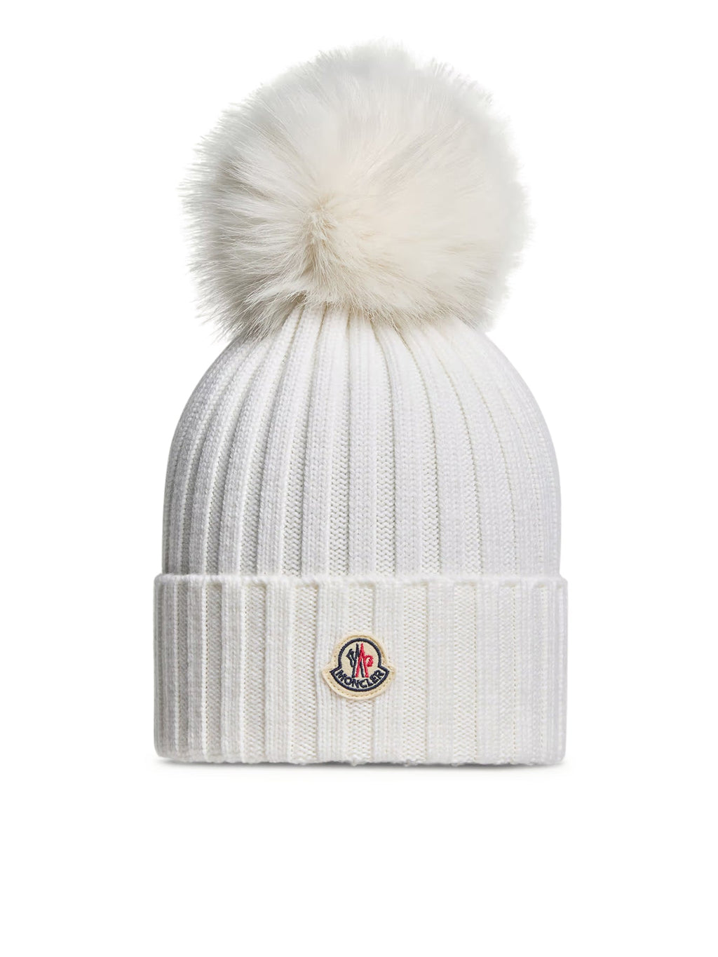 Оригінальна Wool Hat With Pompom Moncler – боковий вид