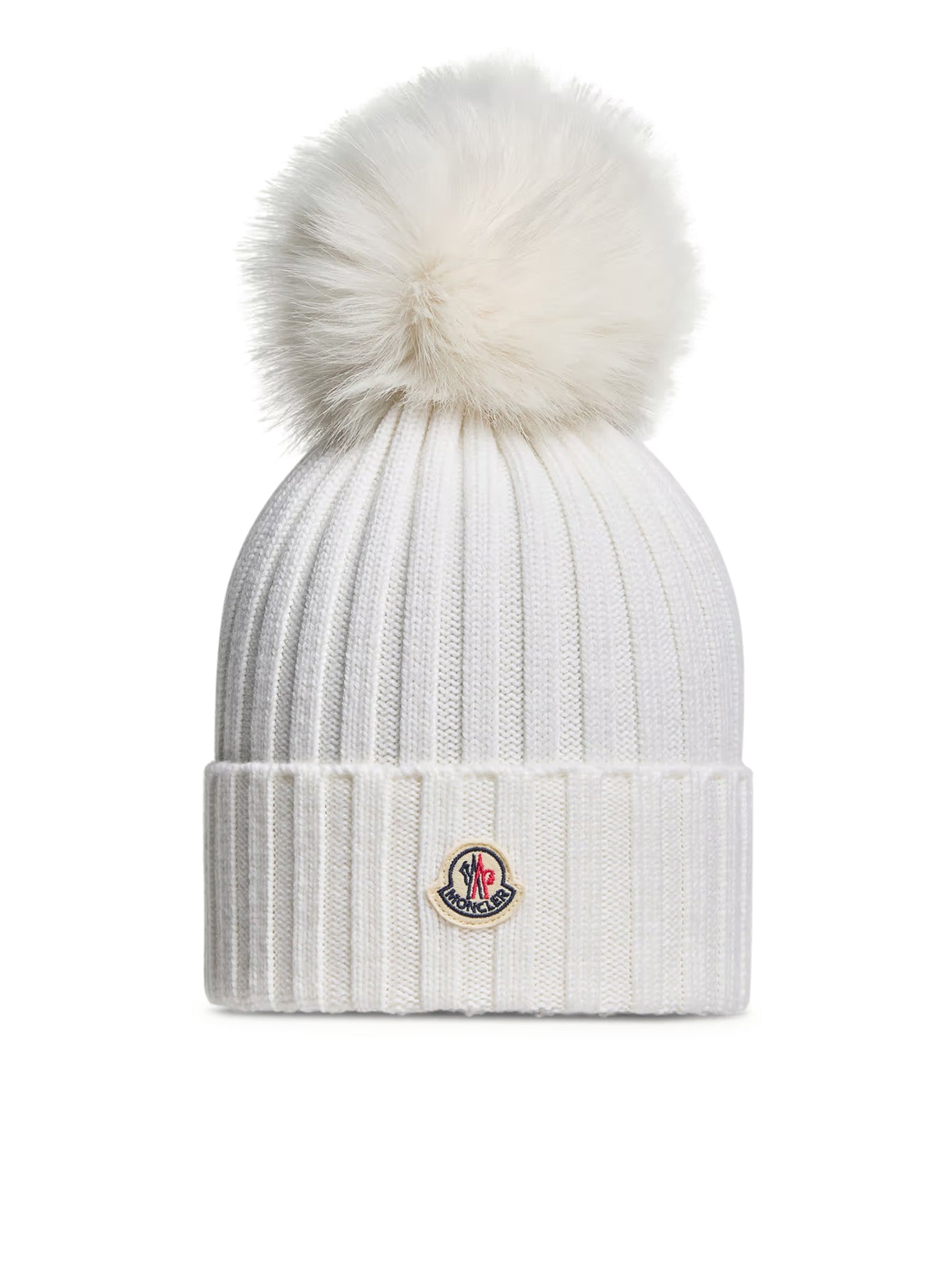 Оригінальна Wool Hat With Pompom Moncler – боковий вид