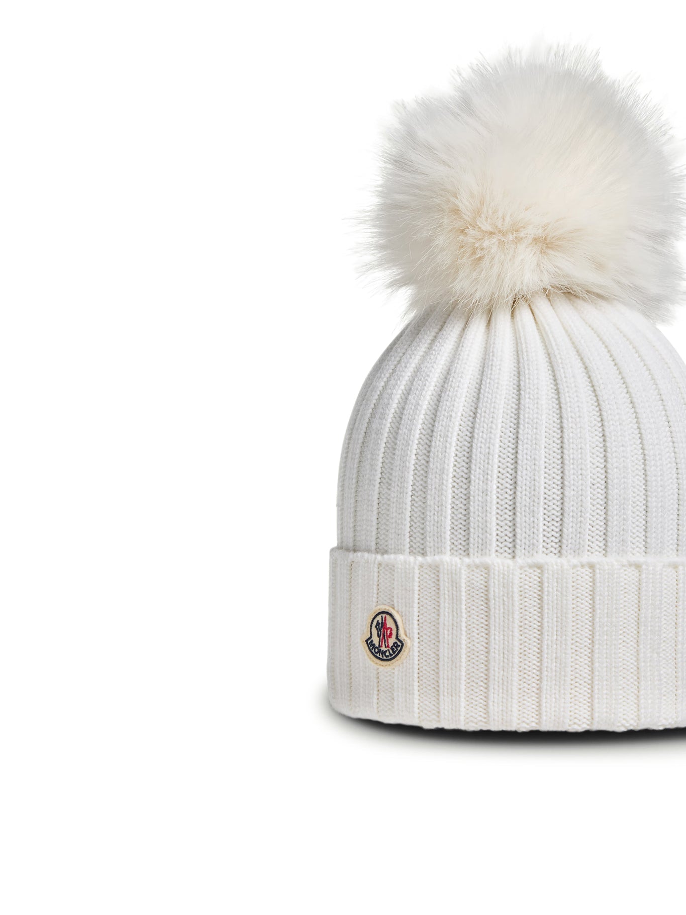 Оригінальна Wool Hat With Pompom Moncler – детальний вид