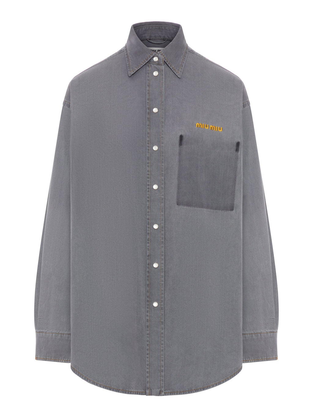 Chambray Shirt Miu miu оригінал – Купити в Україні – боковий вид
