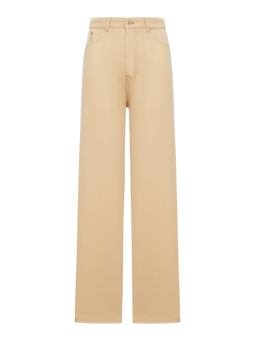Оригінальна Wide Leg Denim Trousers Miu miu – боковий вид