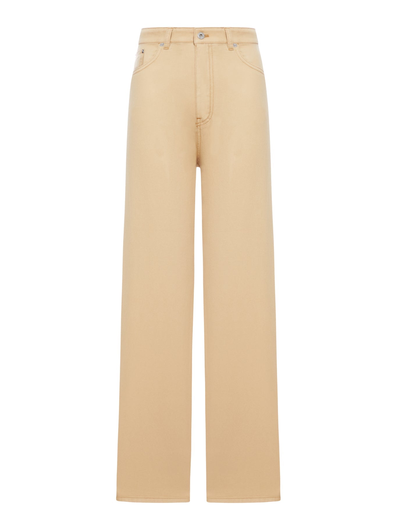 Оригінальна Wide Leg Denim Trousers Miu miu – боковий вид