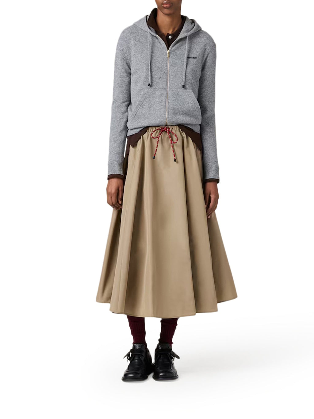 Tec Canvas Skirt Miu miu оригінал – Купити в Україні – вид ззаду