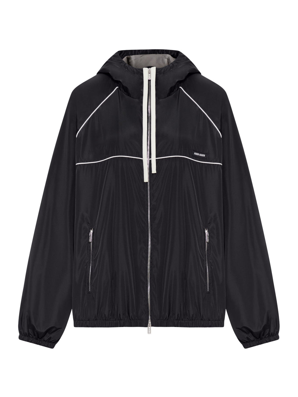 Оригінальна Technical Fabric Jacket Miu miu – боковий вид