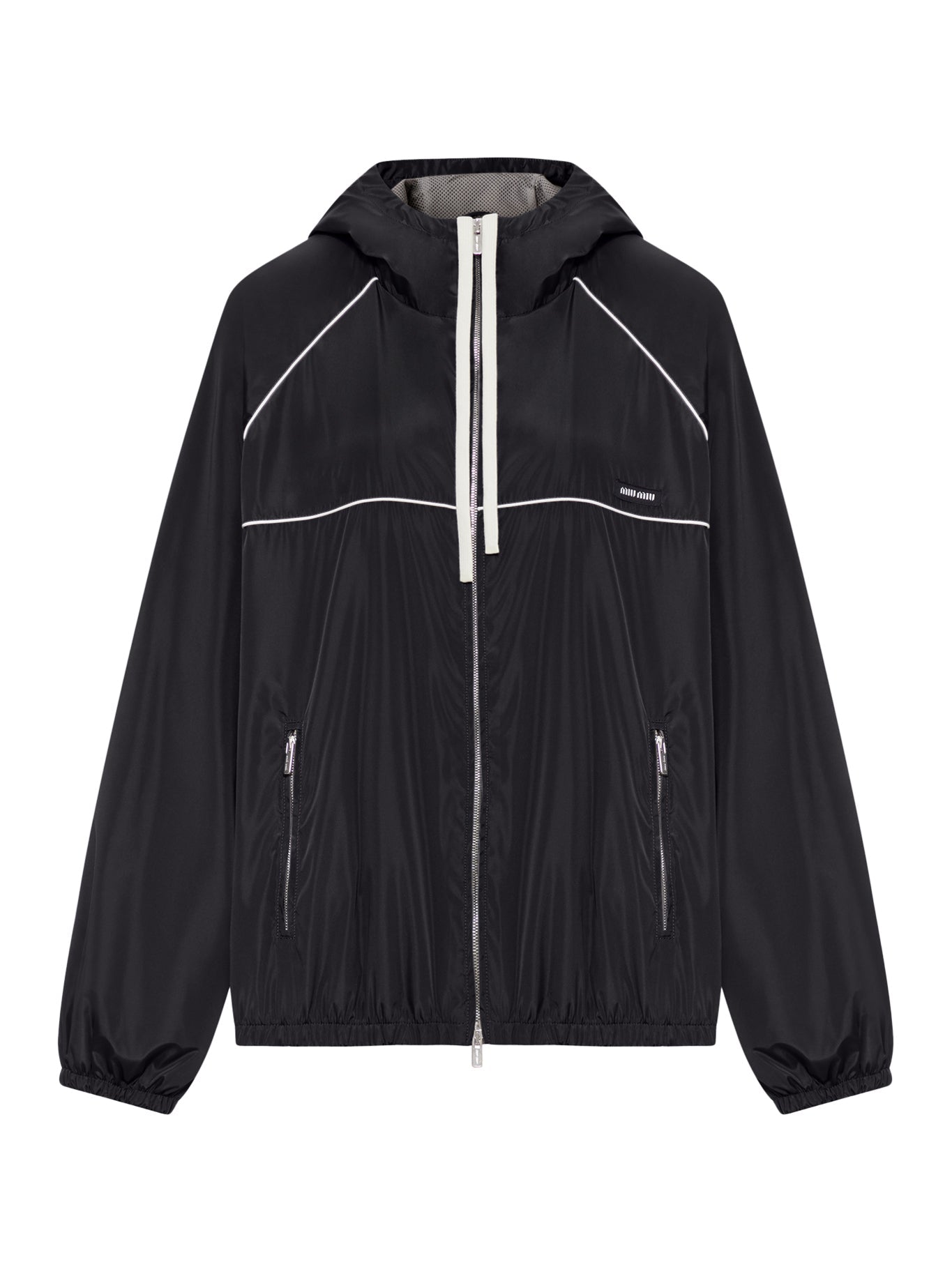 Оригінальна Technical Fabric Jacket Miu miu – боковий вид
