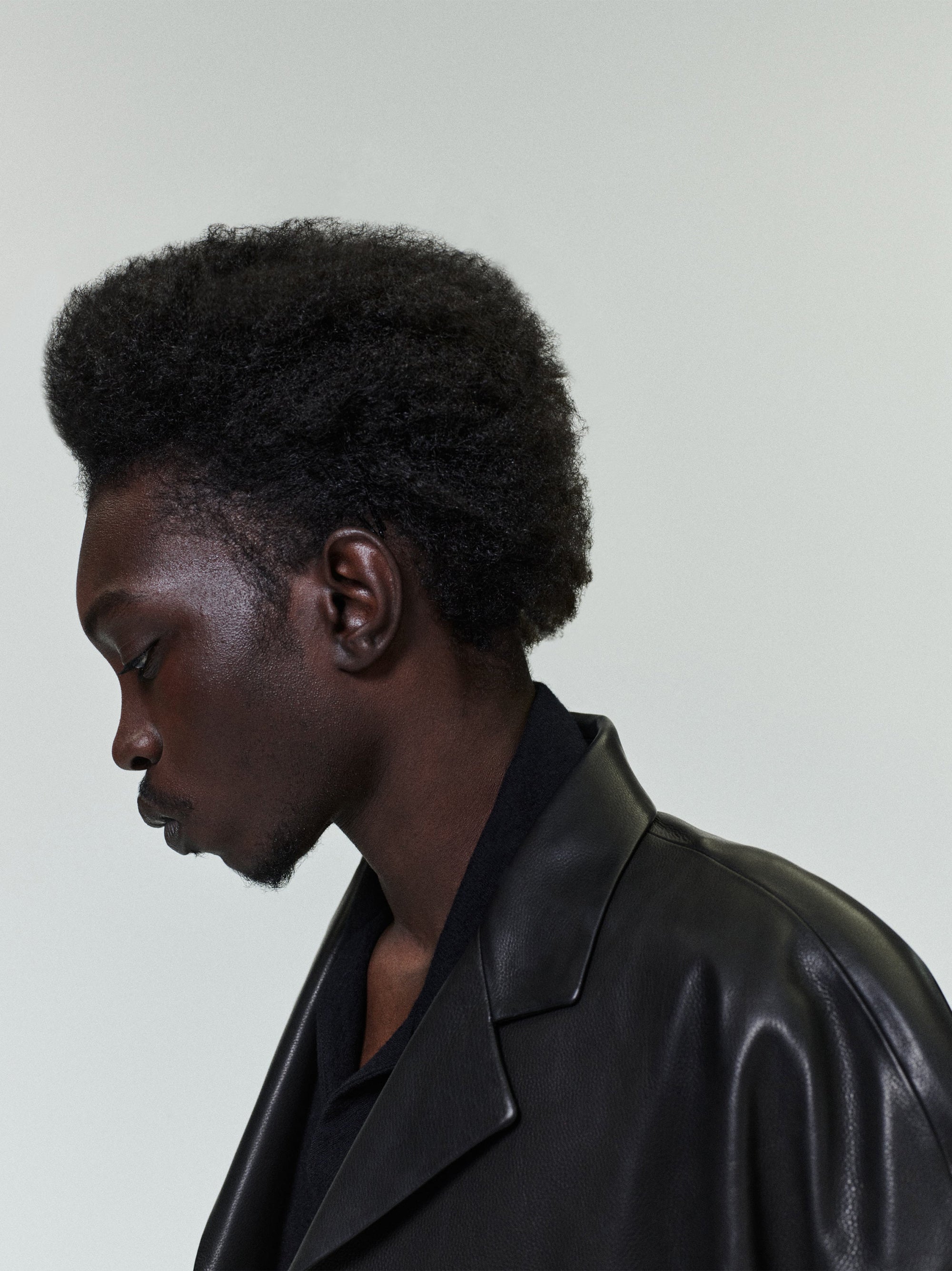 Оригінальна Leather Relaxed Blazer Fear of god – вид ззаду