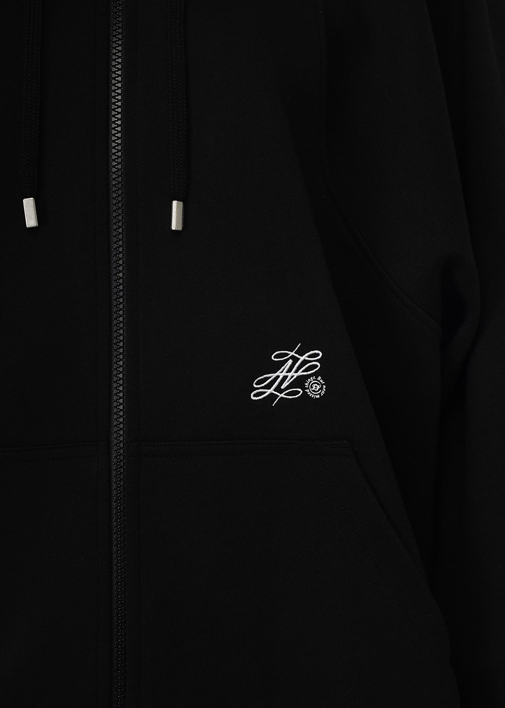 Оригінальна Black Zip-Up Hoodie Ader error – детальний вид