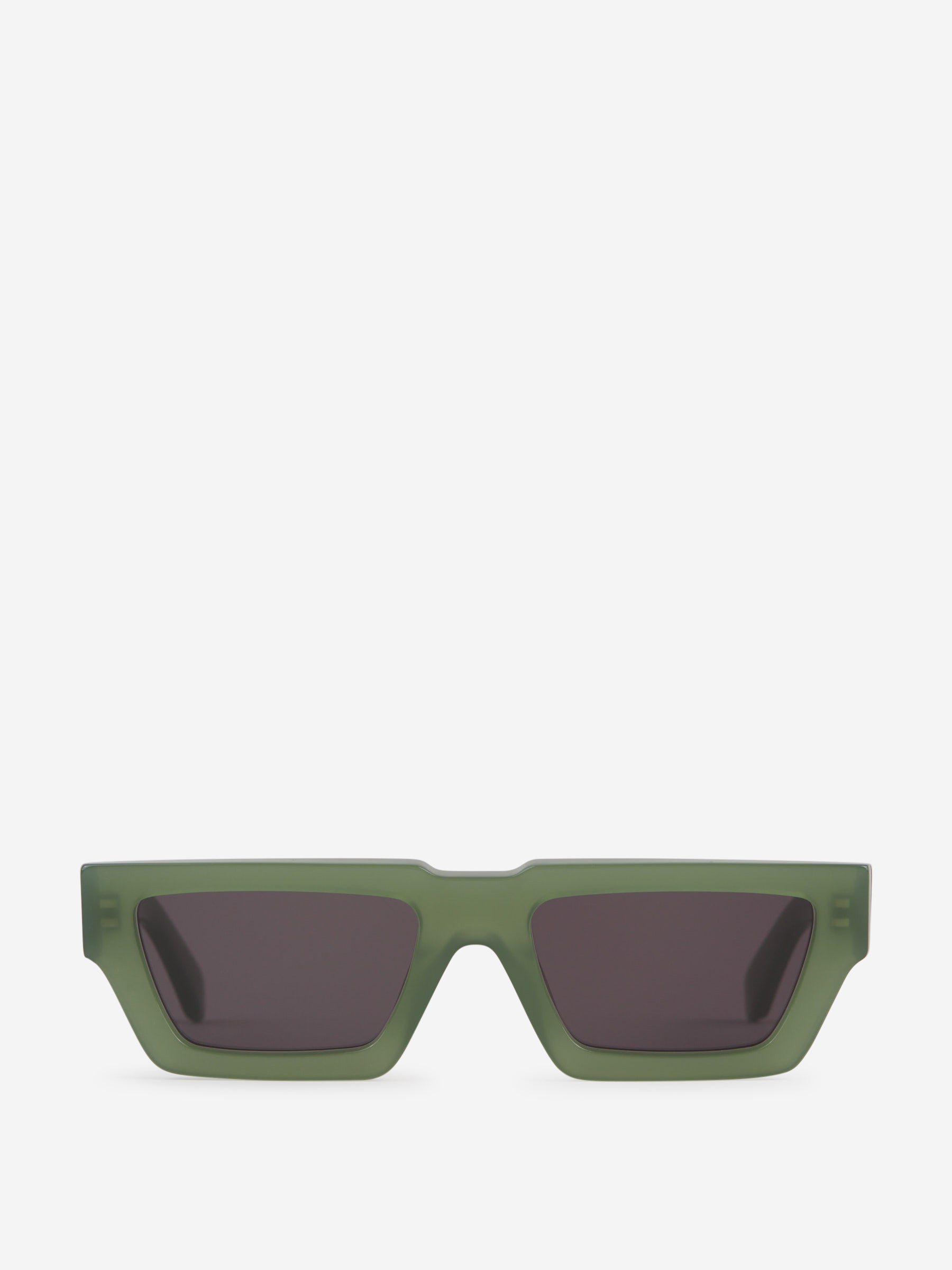Manchester Rectangular Sunglasses Off-white оригінал – Купити в Україні – боковий вид