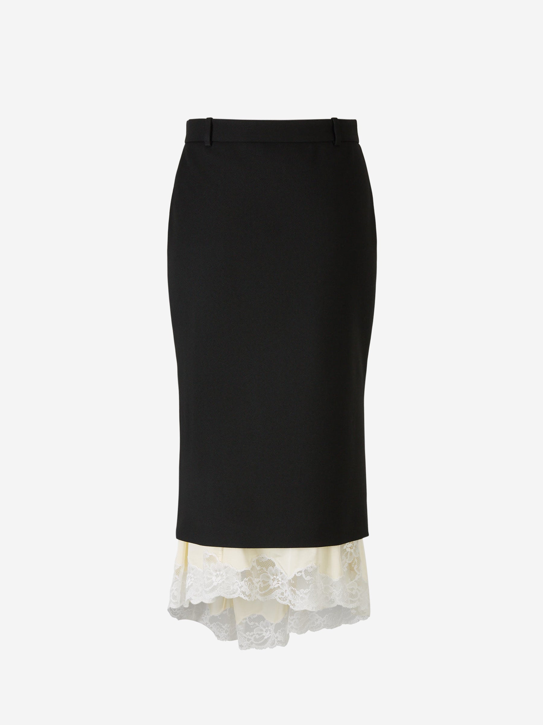 Double Layer MIDI Skirt Balenciaga – Гарантія оригінальності – вид ззаду