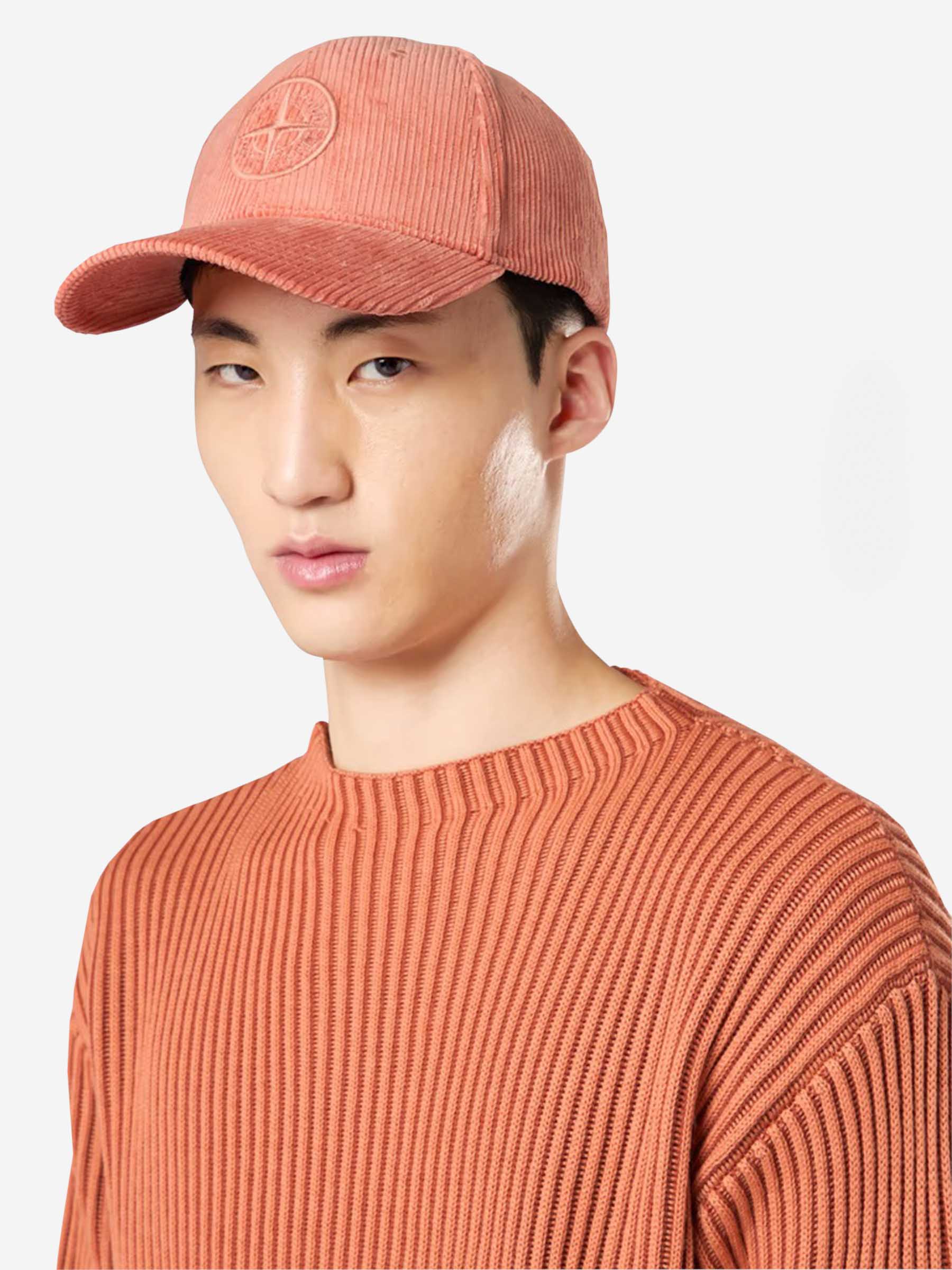 Corduroy Baseball Cap Stone island – Гарантія оригінальності – вид ззаду - STONE ISLAND