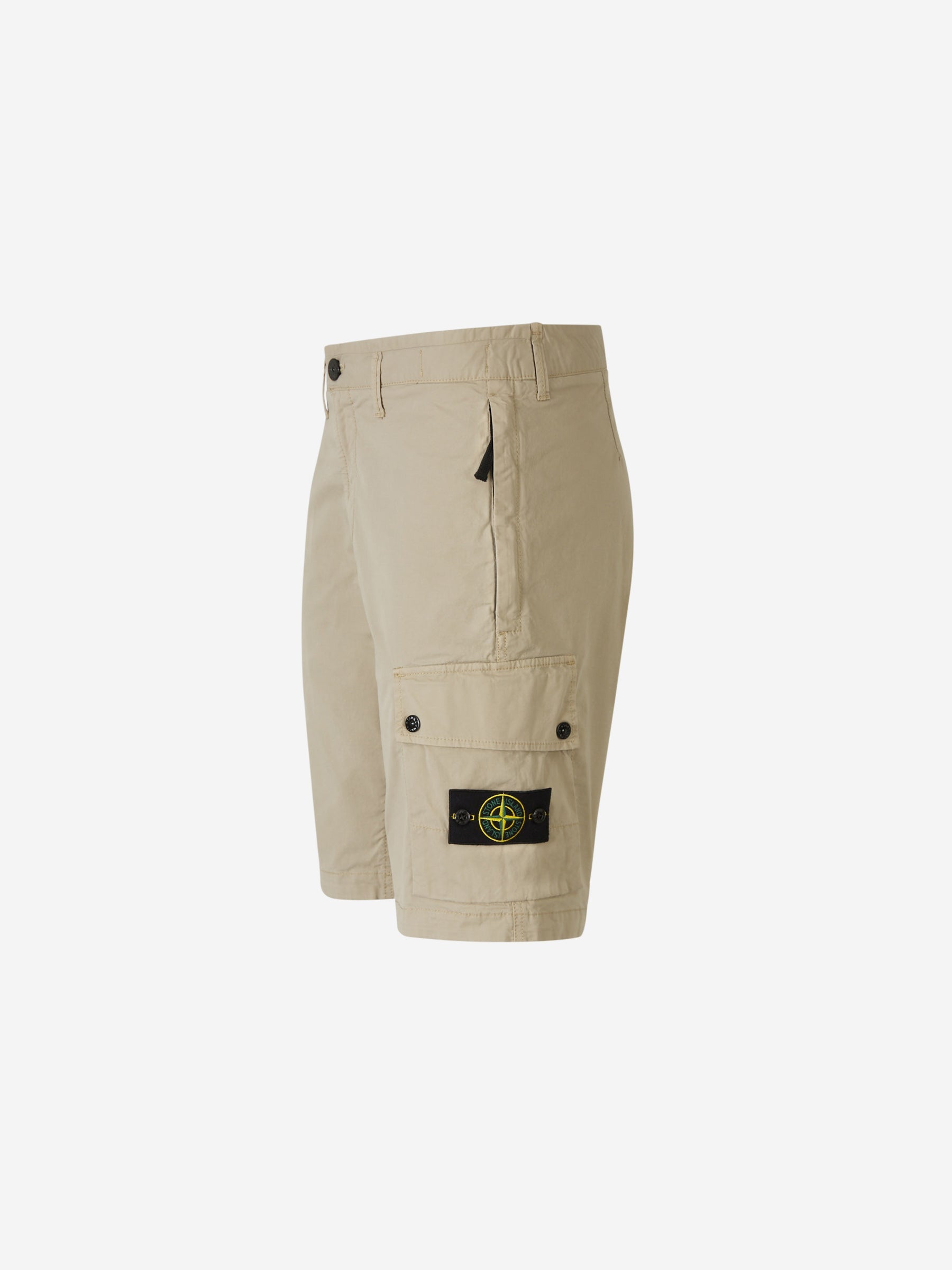Оригінальна Logo Cargo Bermuda Shorts Stone island – вид ззаду