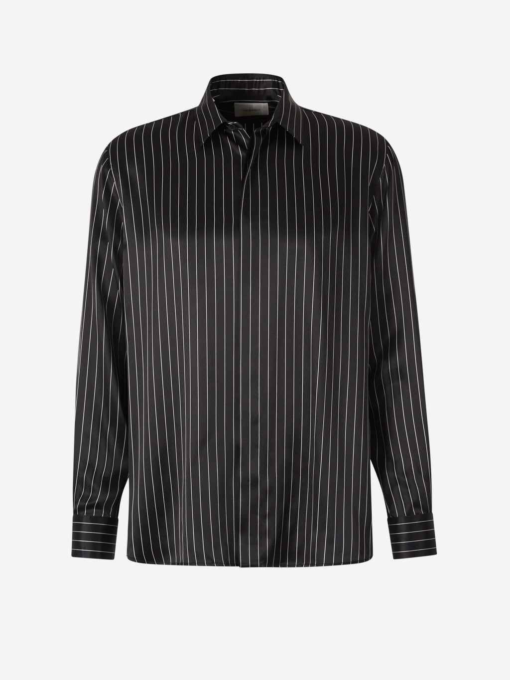 Striped Silk Shirt Saint laurent оригінал – Купити в Україні – боковий вид