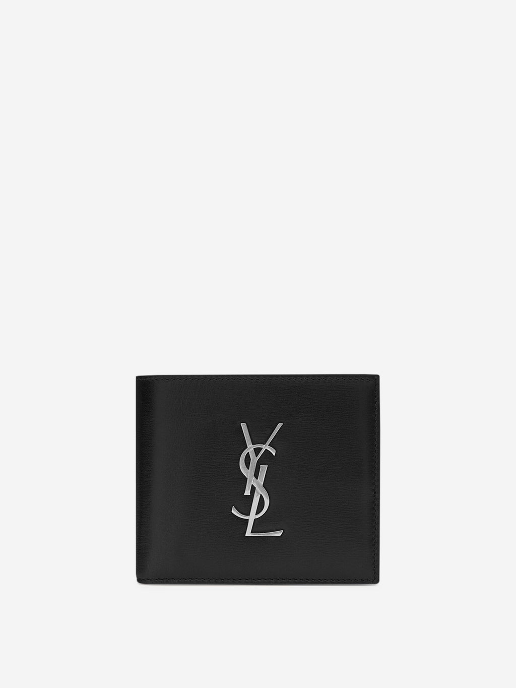 Logo Leather Wallet Saint laurent – Гарантія оригінальності – боковий вид