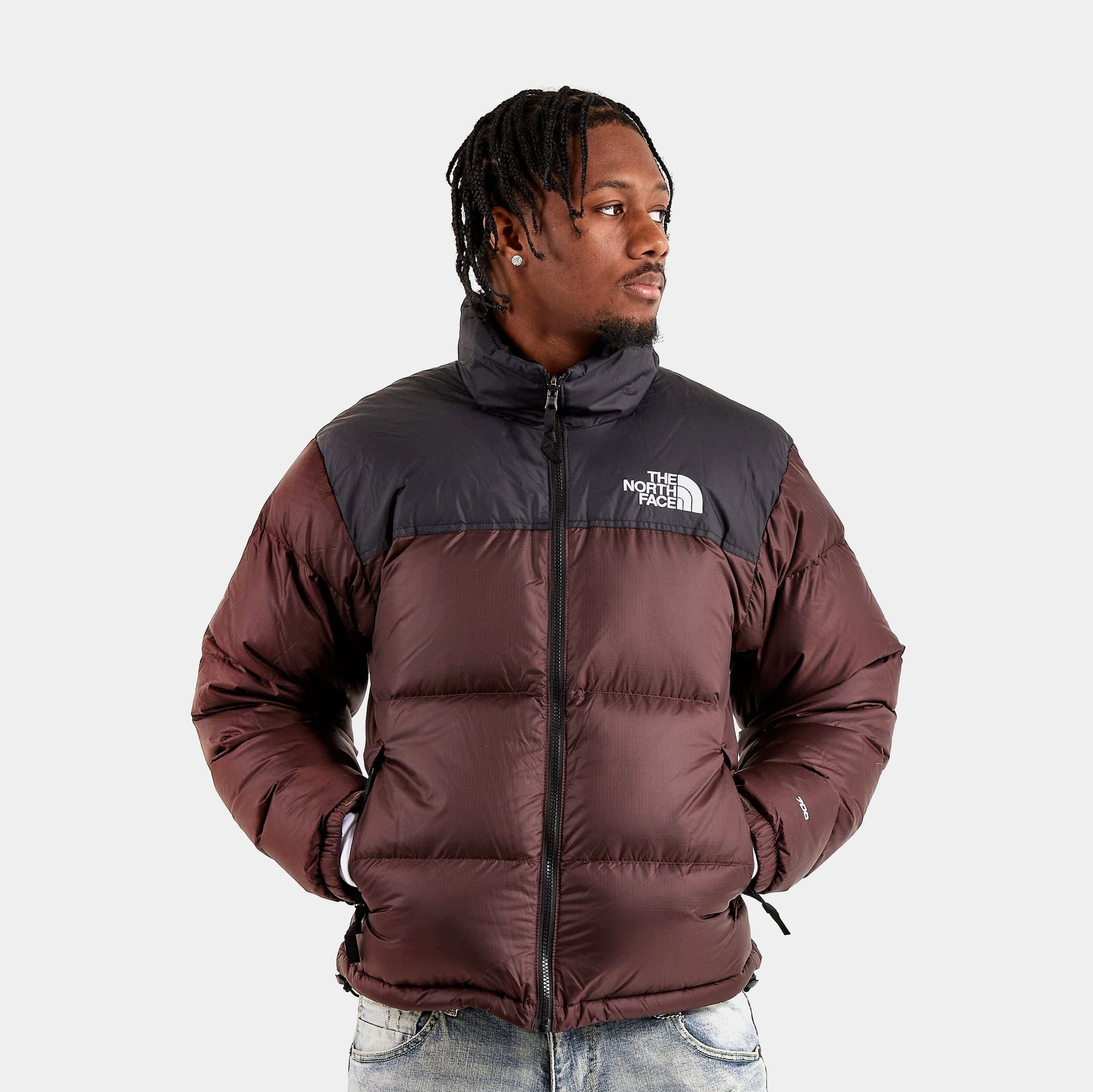 1996 Retro Nuptse Mens Jacket The north face оригінал – Купити в Україні – боковий вид