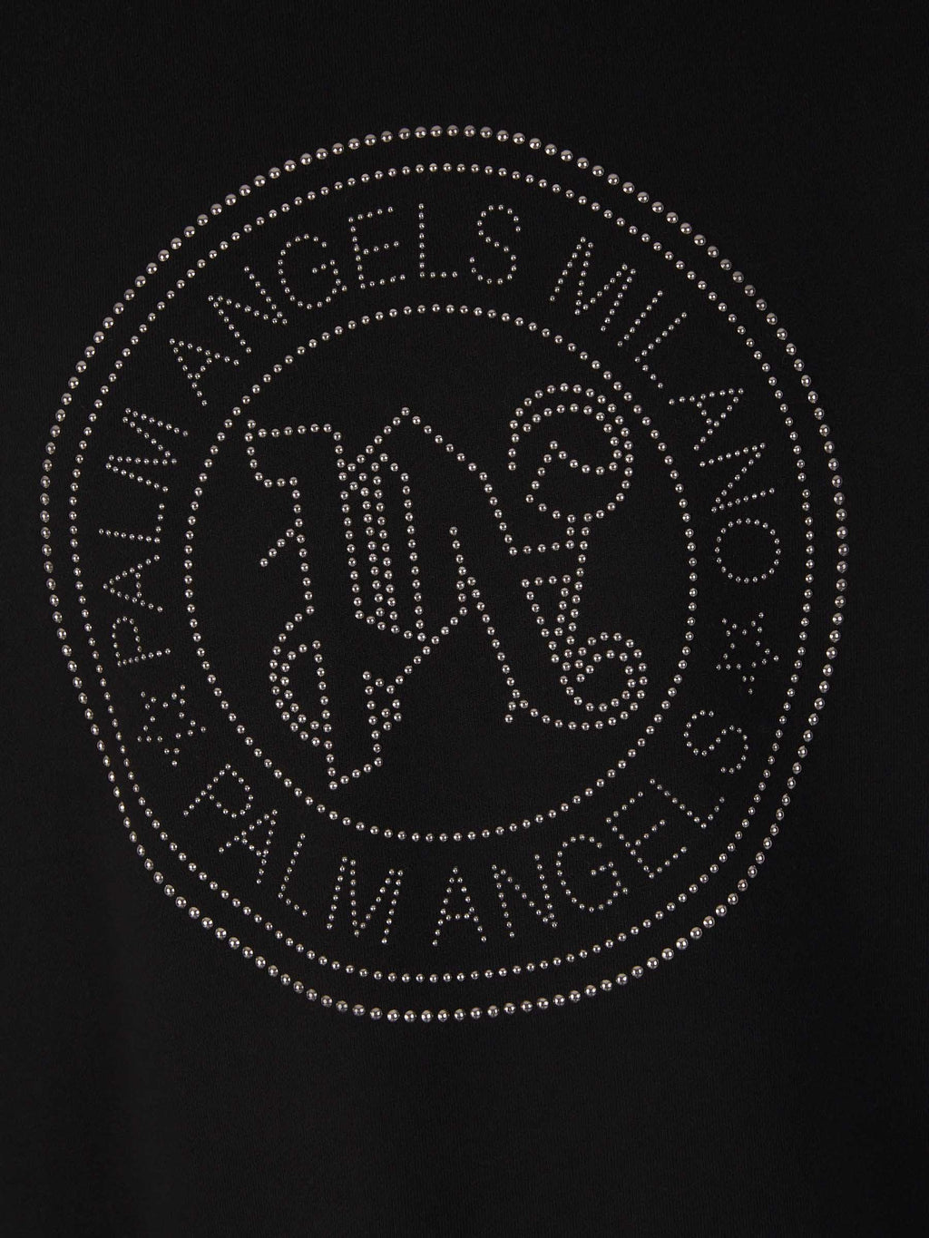 Cotton Crewneck Sweatshirt Palm angels – Гарантія оригінальності – збільшений вид