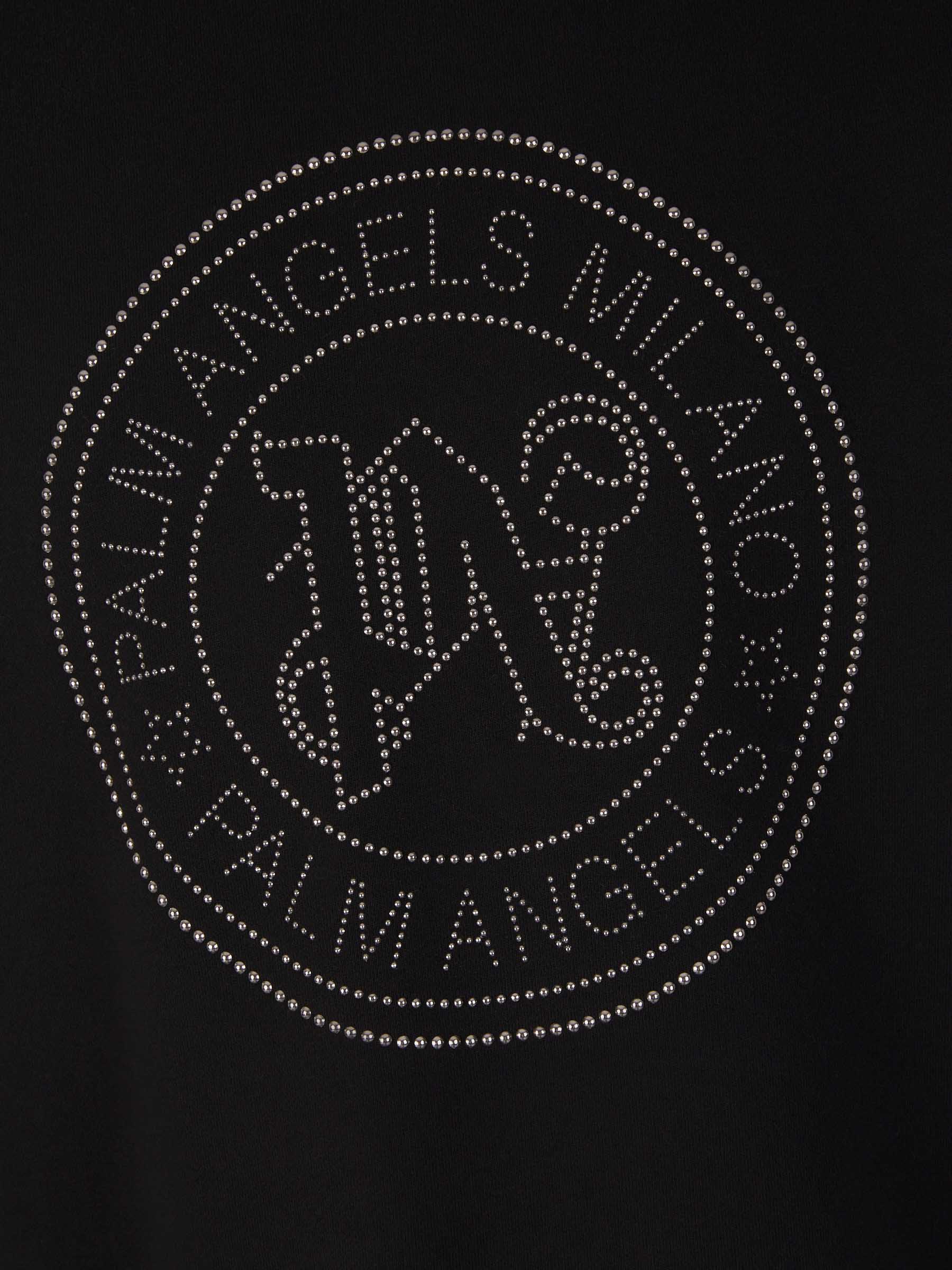 Cotton Crewneck Sweatshirt Palm angels – Гарантія оригінальності – збільшений вид