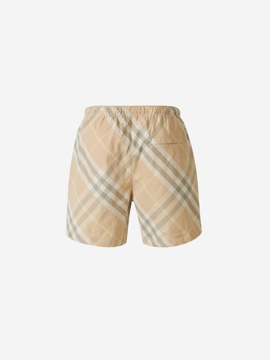 Оригінальна Checked Motif Swimsuit Burberry – вид ззаду