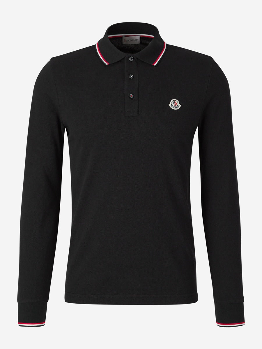 Оригінальна Long Sleeve Polo Moncler – боковий вид