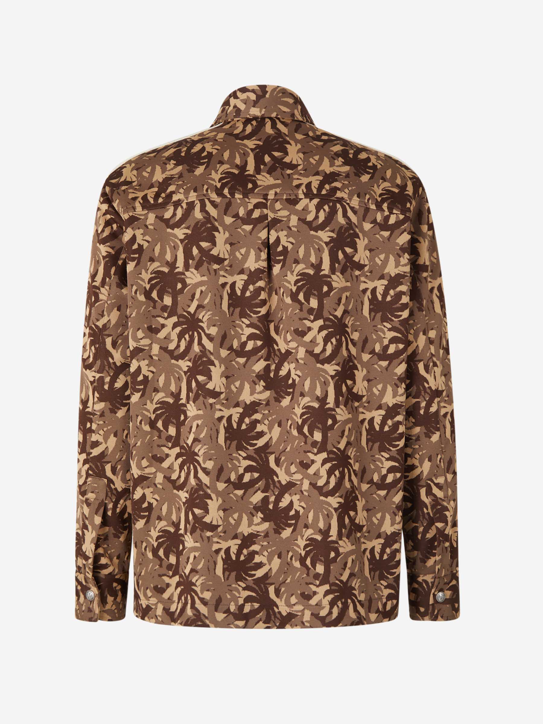 Camouflage Motif Overshirt Palm angels – Гарантія оригінальності – детальний вид