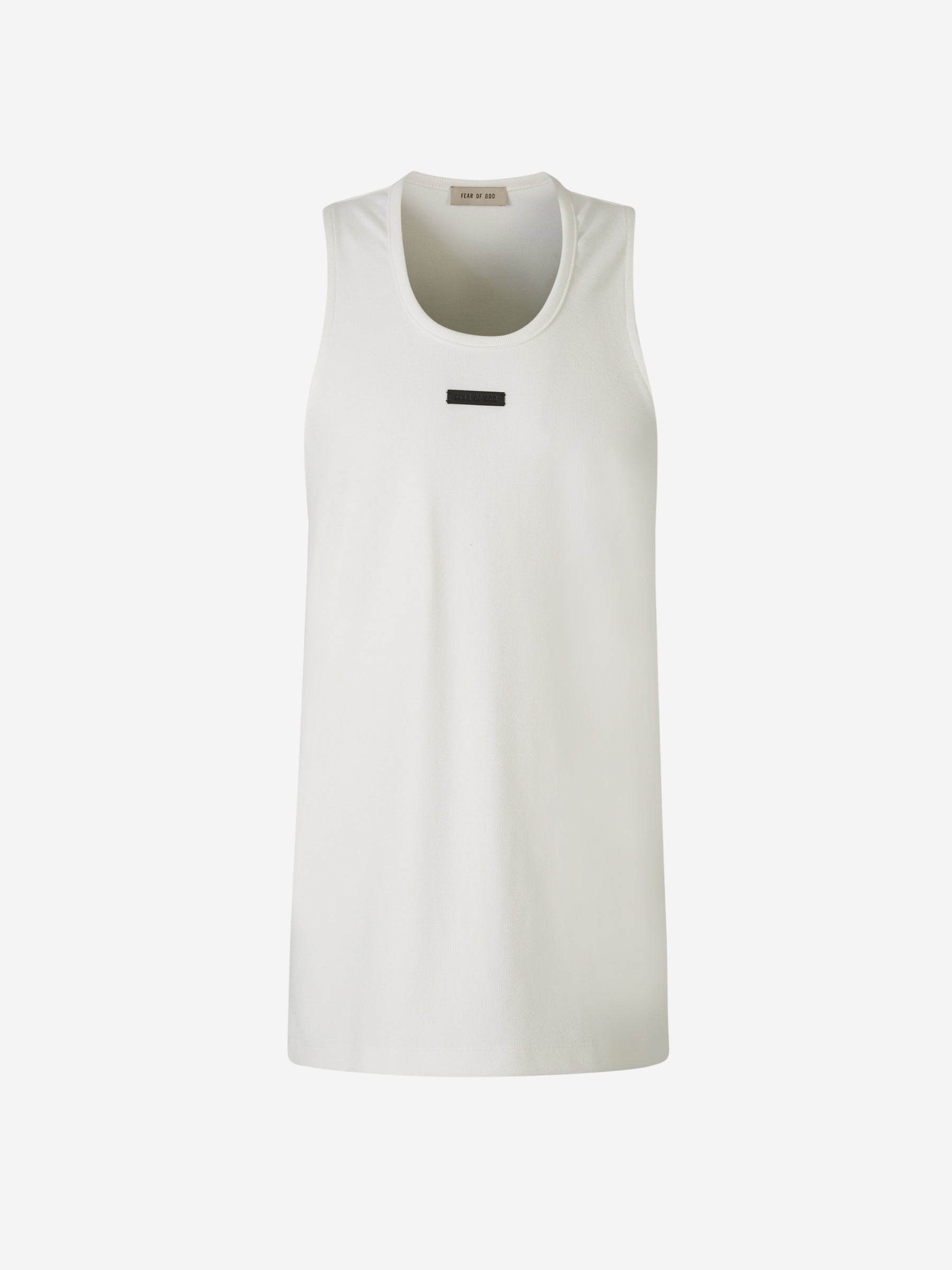 Ribbed Logo T-Shirt Fear of god – Гарантія оригінальності – боковий вид - FEAR OF GOD