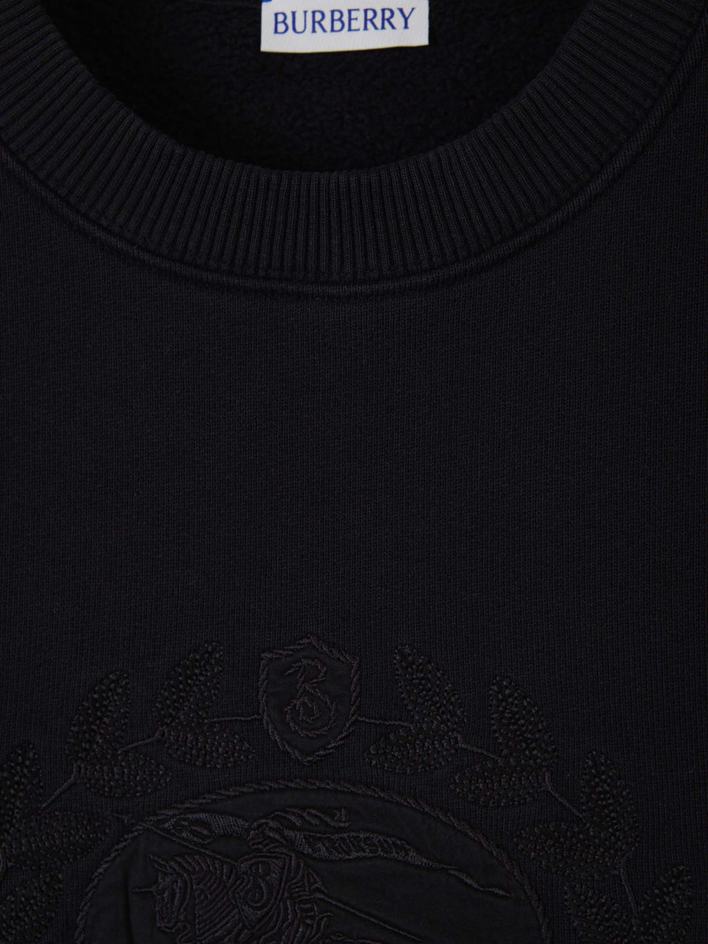 Cotton Logo Sweatshirt Burberry – Гарантія оригінальності – детальний вид