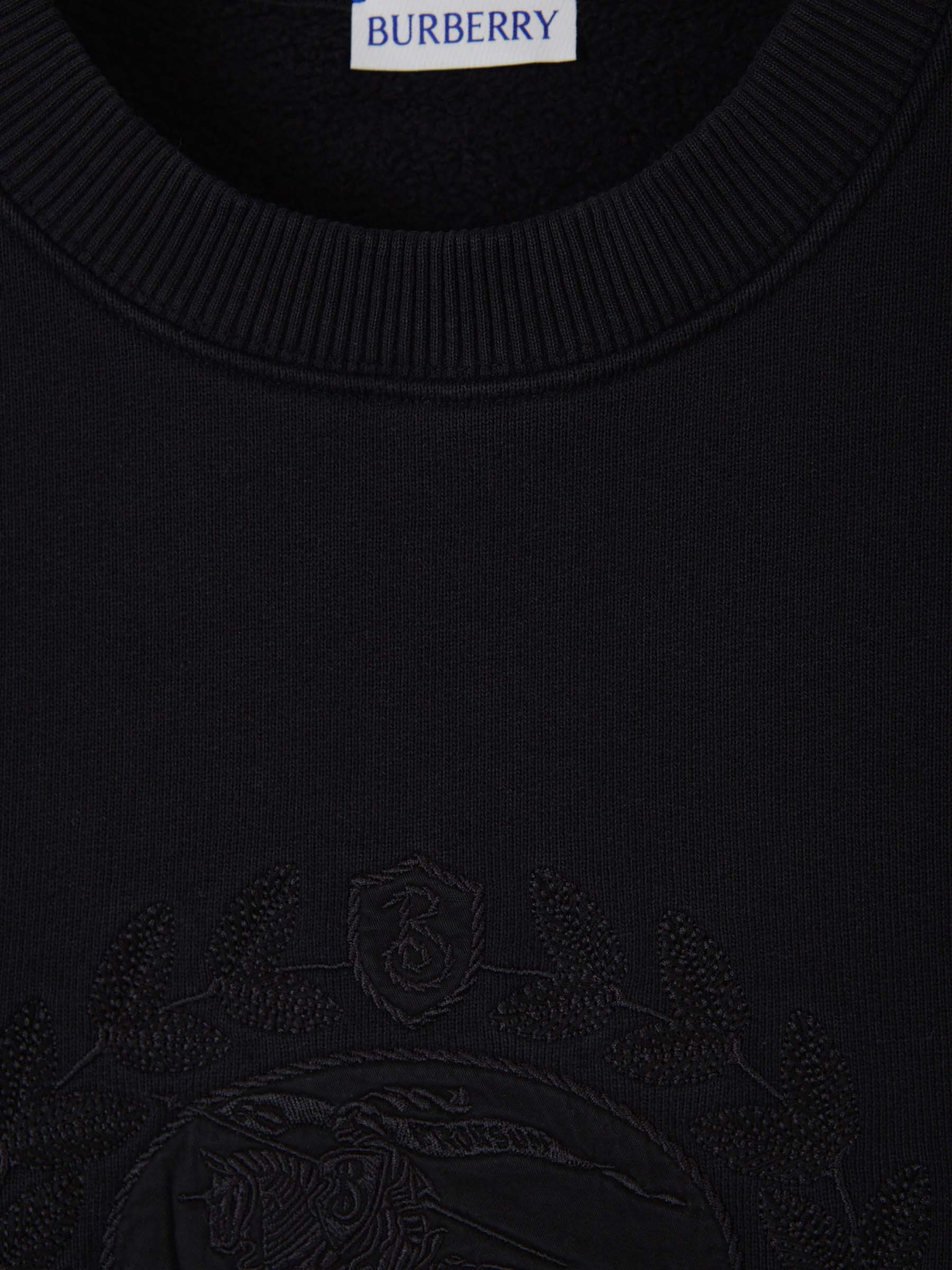 Cotton Logo Sweatshirt Burberry – Гарантія оригінальності – детальний вид