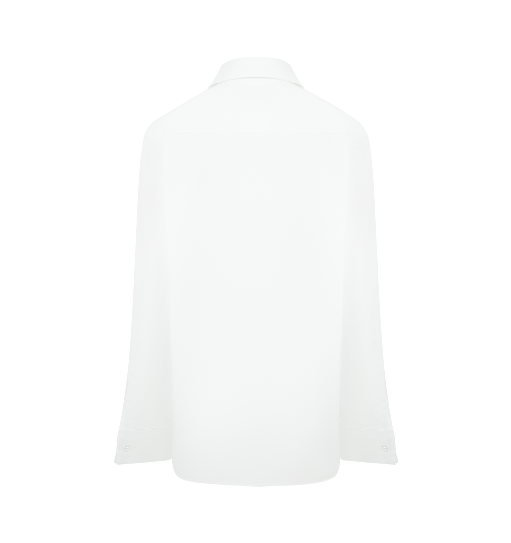 Oversized Buttoned Shirt Saint laurent – Гарантія оригінальності – вид ззаду