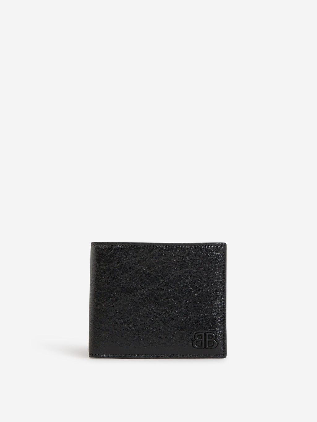 Оригінальна Logo Leather Wallet Balenciaga – боковий вид