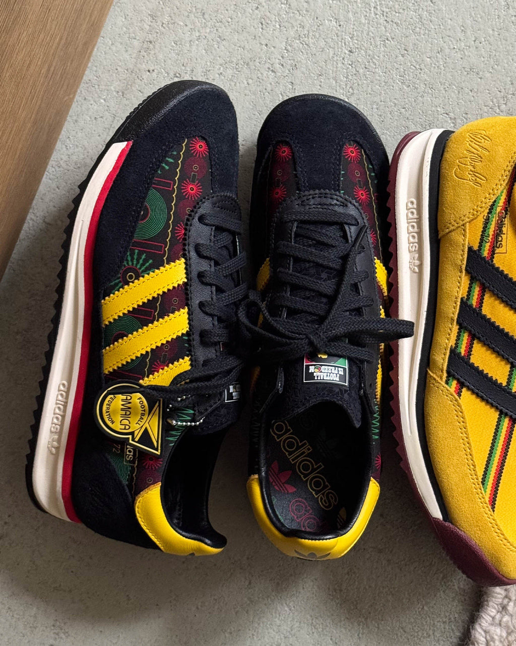Оригінальна X Jamaica Football Federation Bob Marley Sl 72 R *away* Adidas – вид ззаду