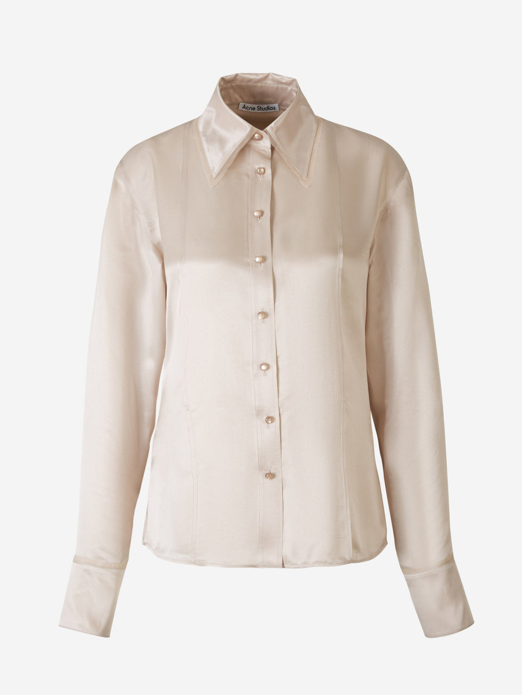 Tulle And Silk Shirt Acne studios – Гарантія оригінальності – боковий вид