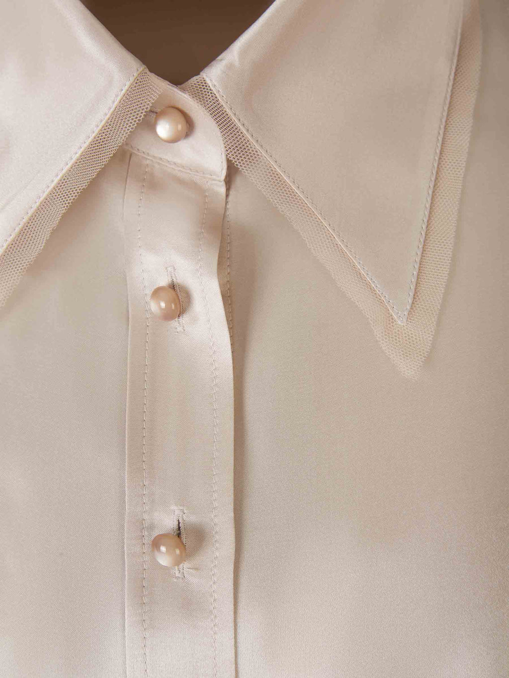 Tulle And Silk Shirt Acne studios – Гарантія оригінальності – детальний вид
