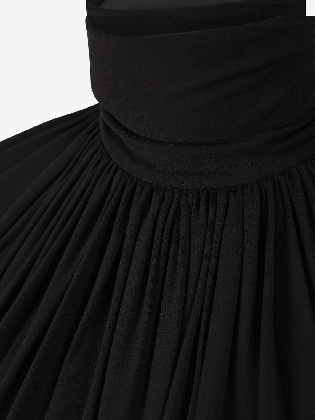 Viscose Gathered Blouse Saint laurent – Гарантія оригінальності – детальний вид