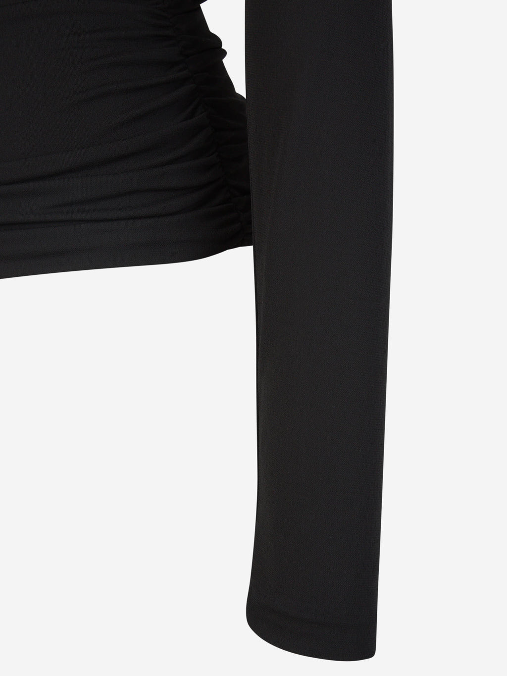 Viscose Gathered Blouse Saint laurent – Гарантія оригінальності – збільшений вид