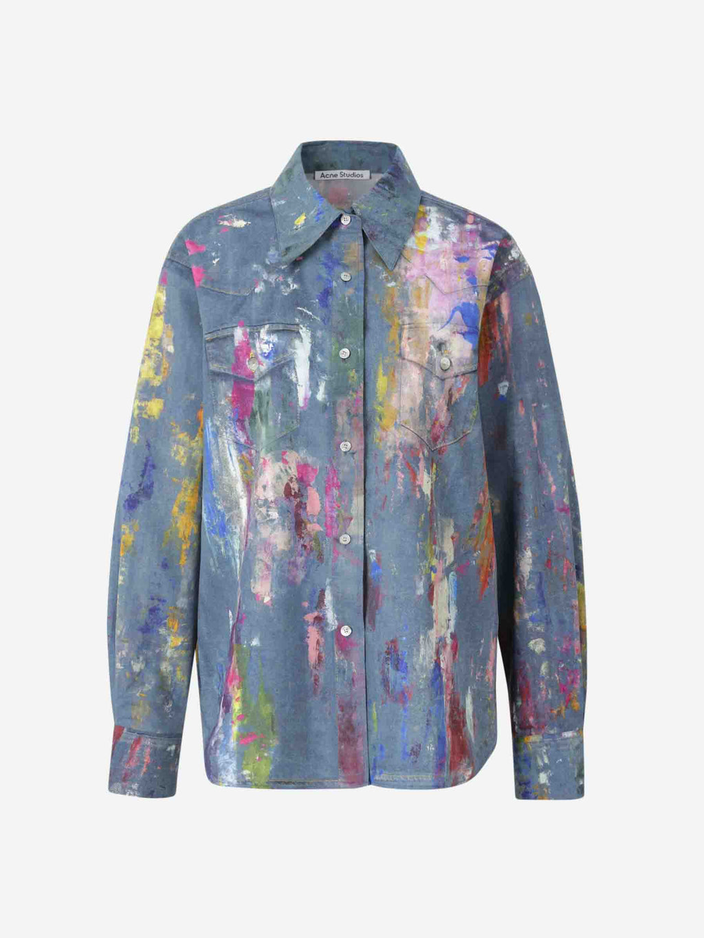 Printed Shirt Acne studios – Гарантія оригінальності – боковий вид