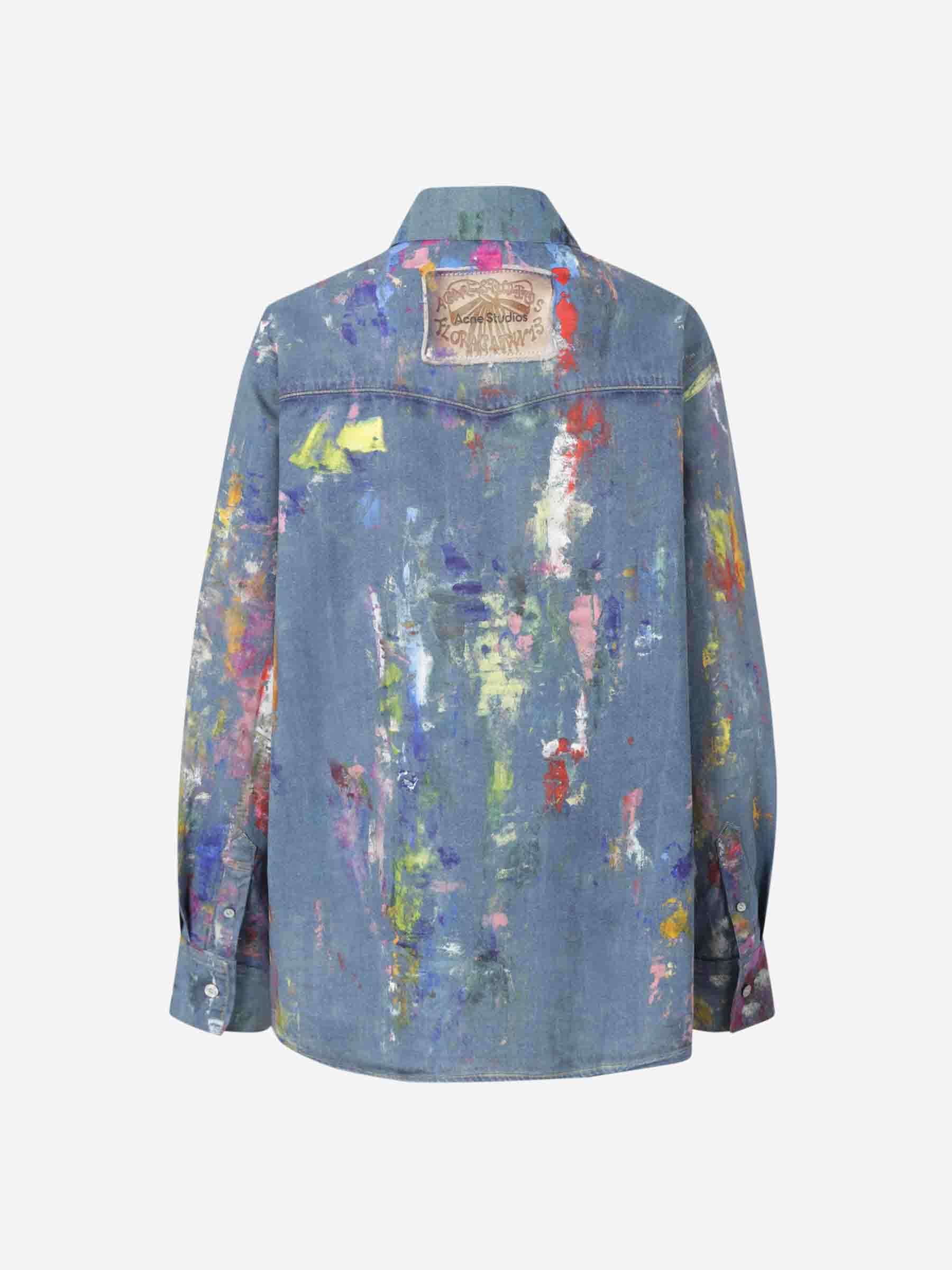 Printed Shirt Acne studios – Гарантія оригінальності – вид ззаду