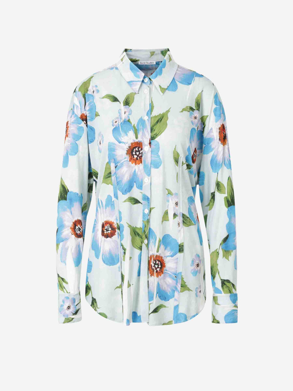 Floral Motif Blouse Acne studios – Гарантія оригінальності – боковий вид