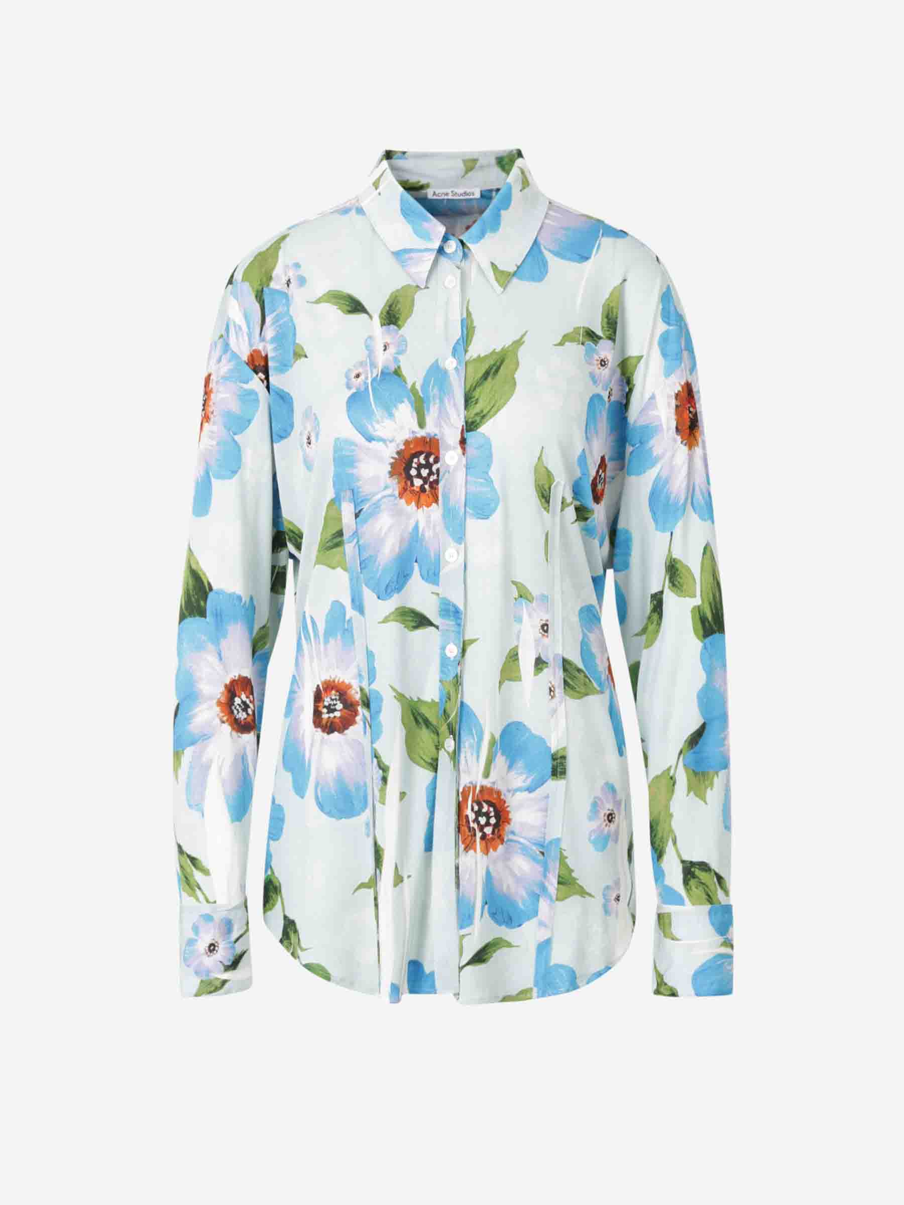Floral Motif Blouse Acne studios – Гарантія оригінальності – боковий вид