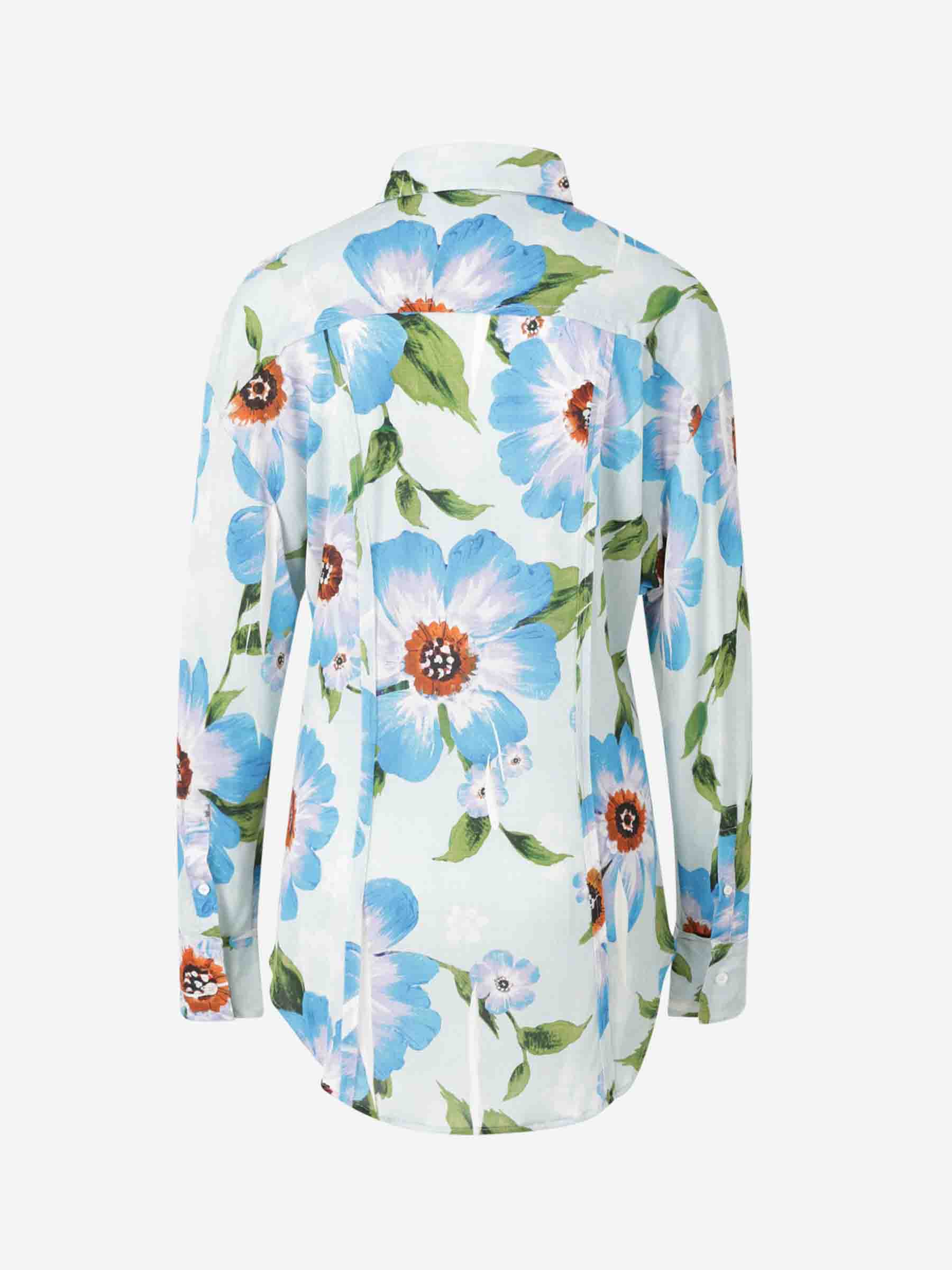 Floral Motif Blouse Acne studios – Гарантія оригінальності – вид ззаду