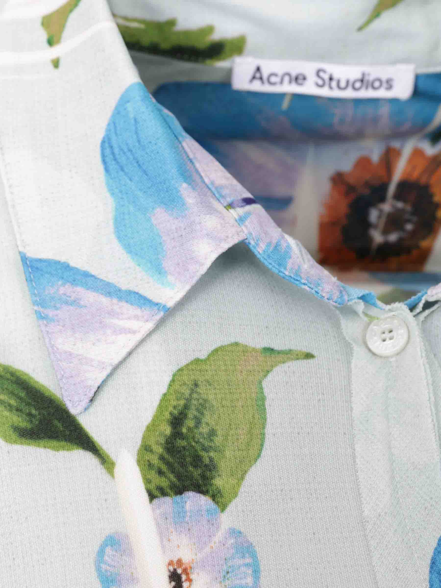 Floral Motif Blouse Acne studios – Гарантія оригінальності – детальний вид