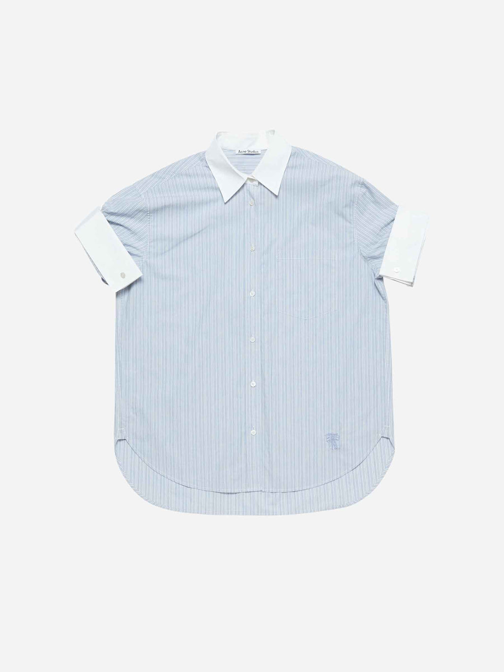 Striped Cotton Shirt Acne studios – Гарантія оригінальності – боковий вид