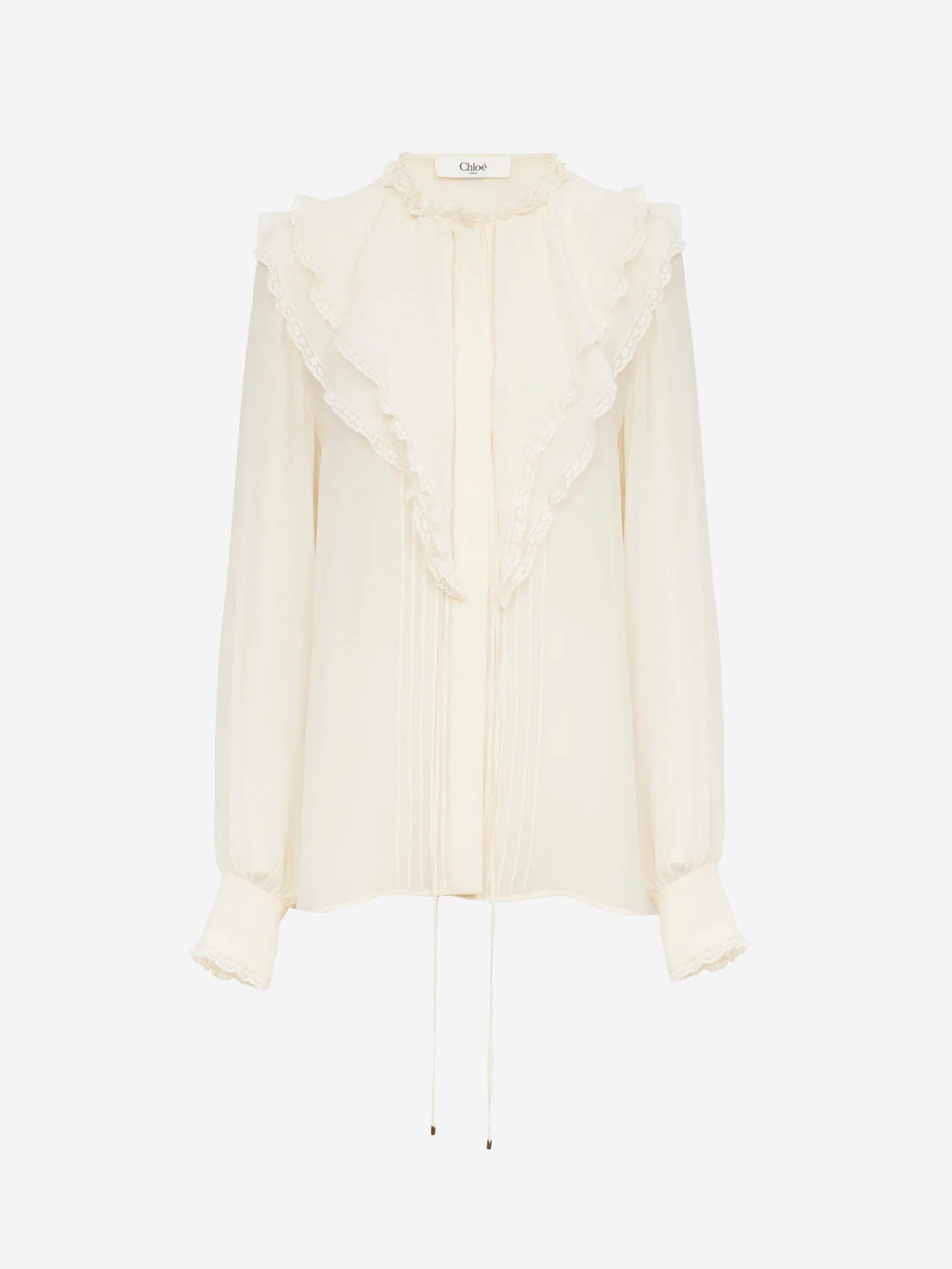 Оригінальна Silk Flowy Blouse Chloe – боковий вид