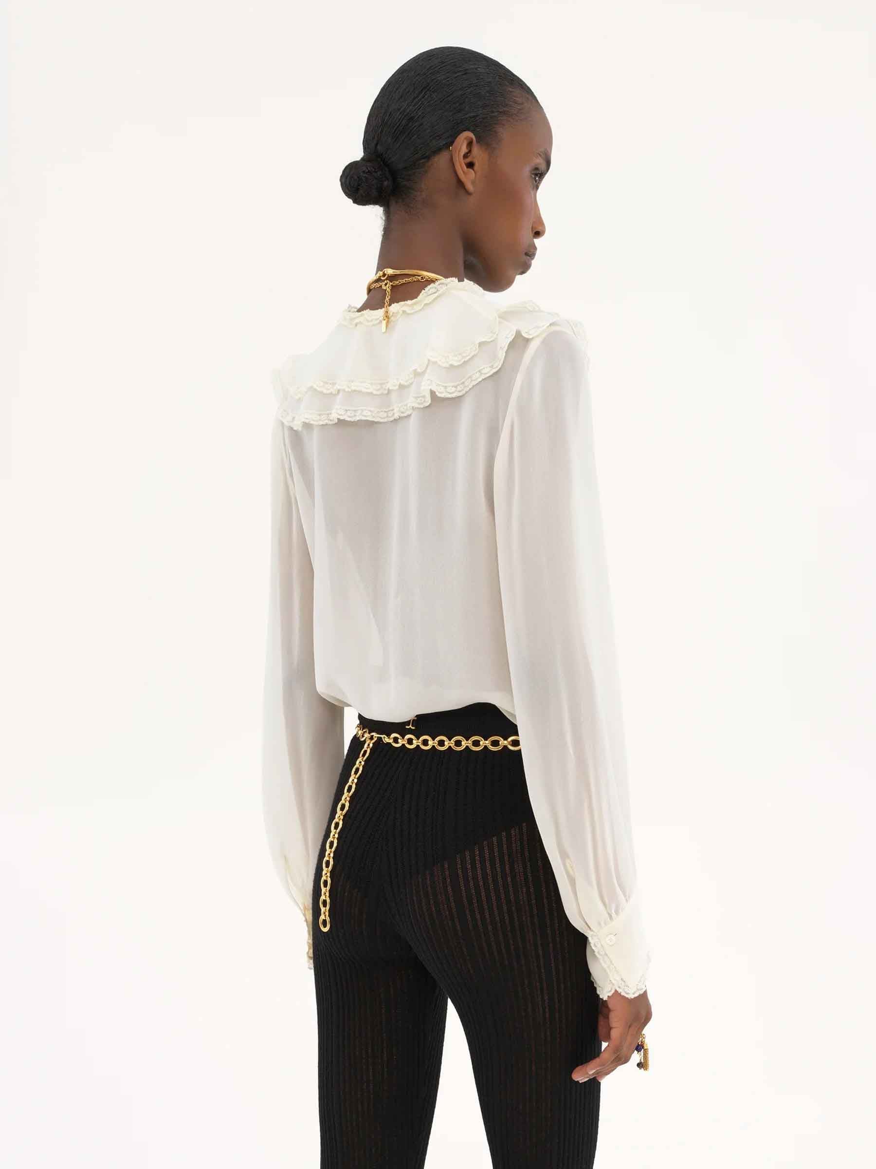 Оригінальна Silk Flowy Blouse Chloe – детальний вид