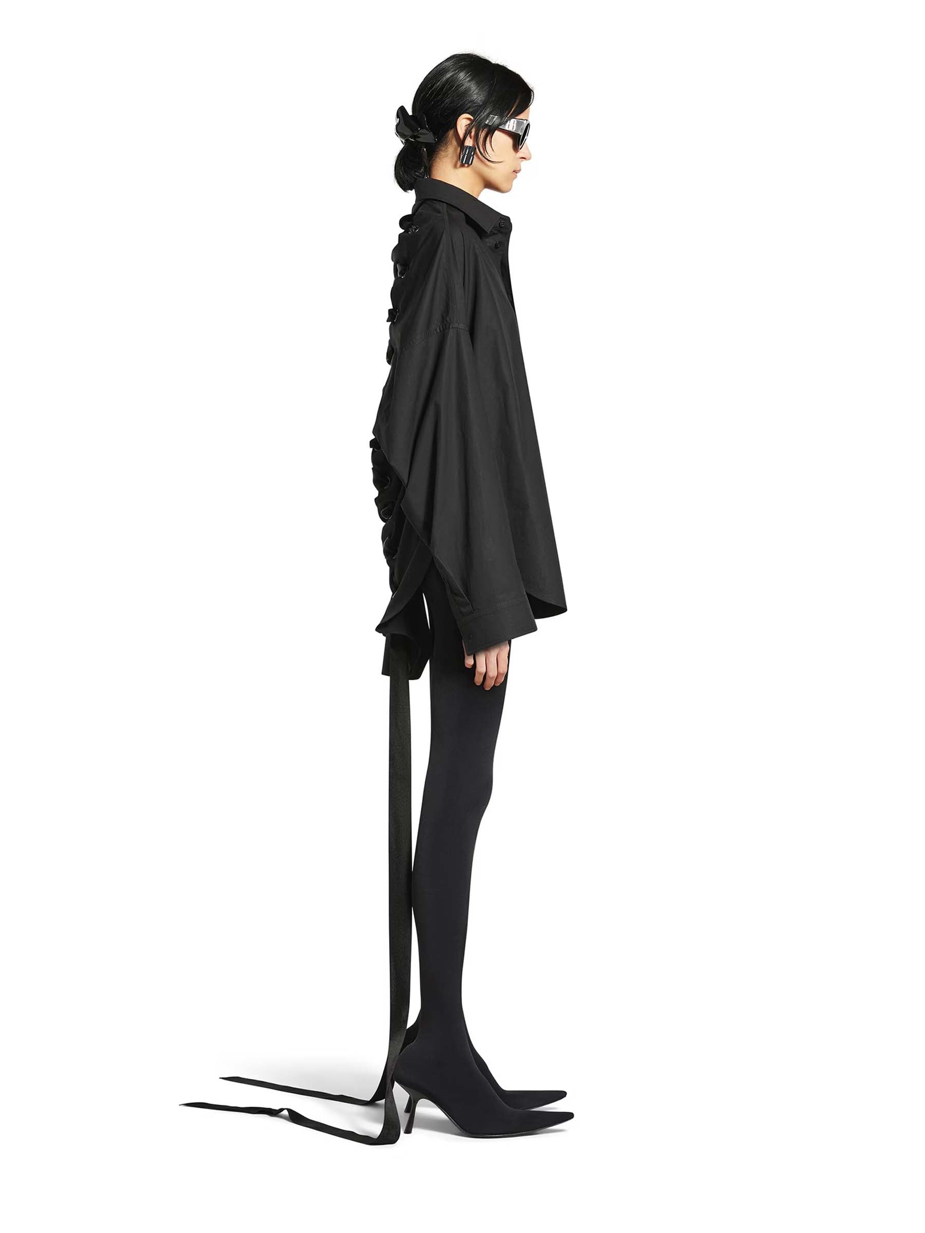 Оригінальна Cotton Lace-Up Shirt Balenciaga – збільшений вид