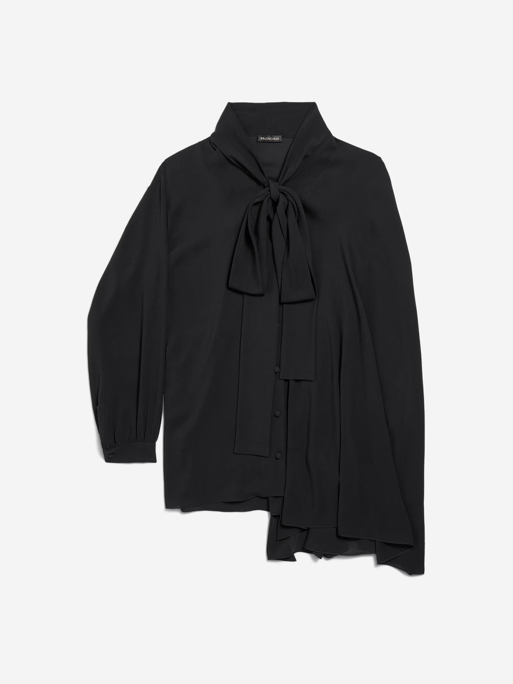 Blouse With Bow Balenciaga – Гарантія оригінальності – боковий вид