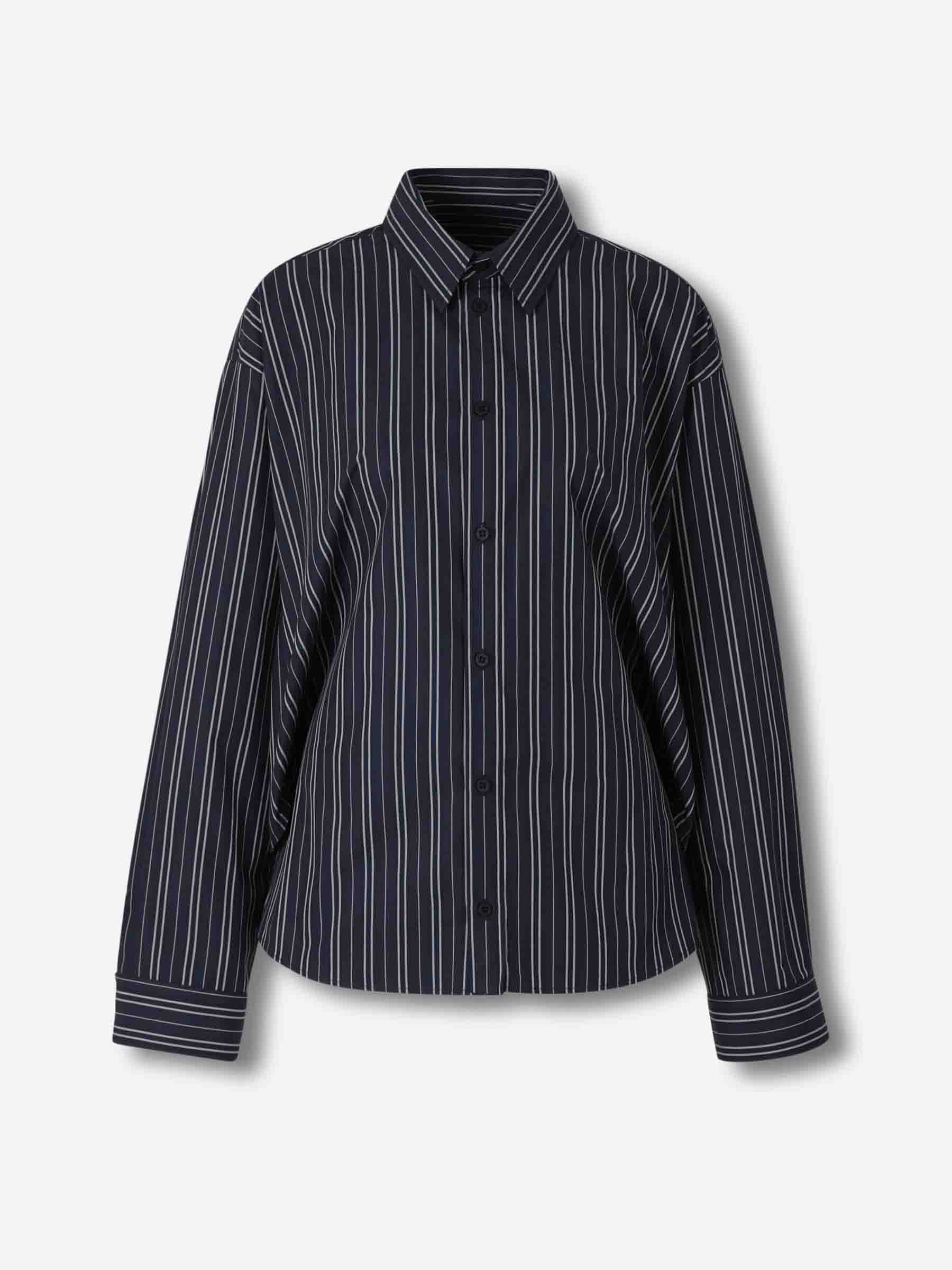 Striped Motif Shirt Balenciaga оригінал – Купити в Україні – боковий вид